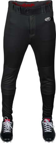 Rawlings Adult Launch Solid Pro Taper Fit Pant - Small - Black