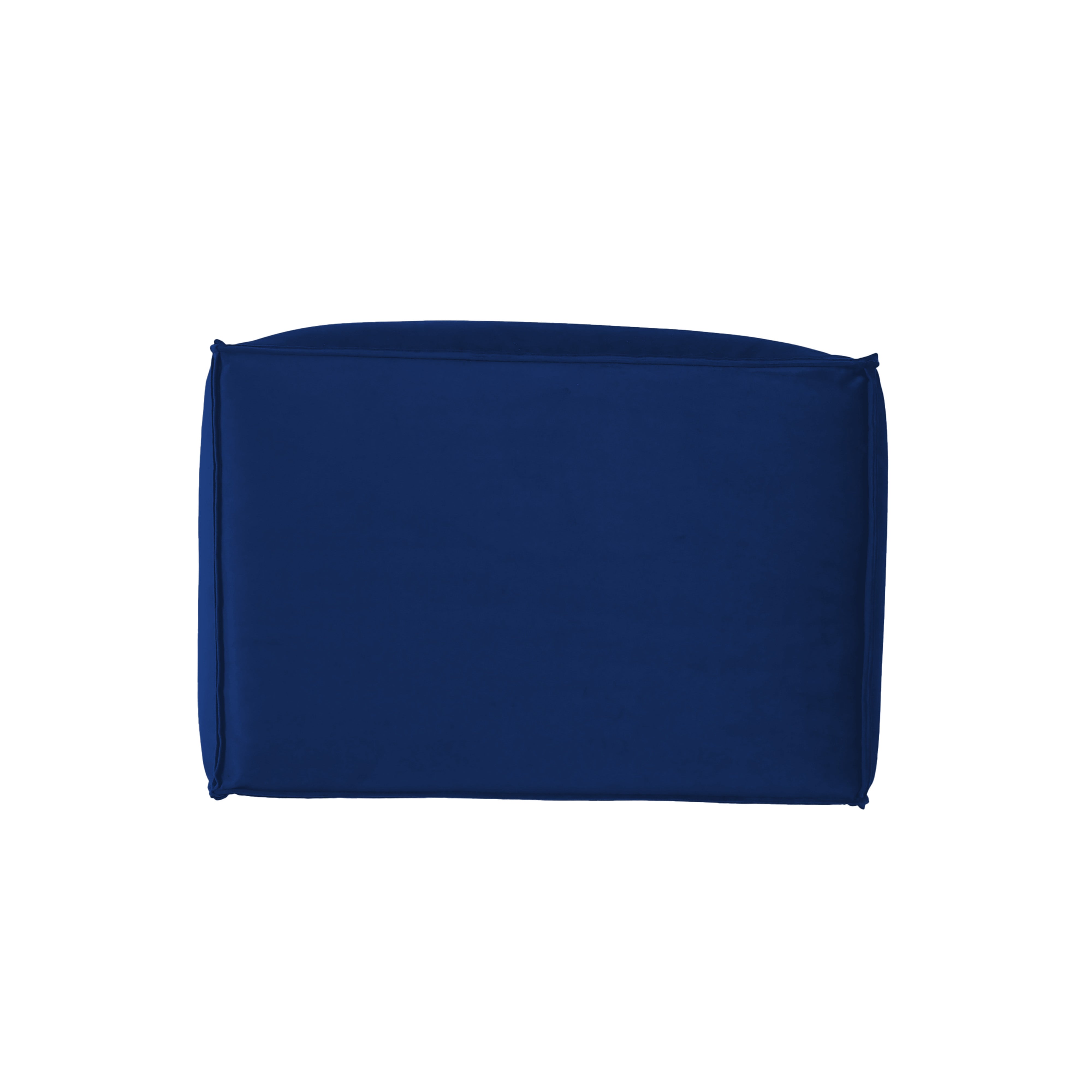 Overstuffed 36" x 24" Rectangle Microfiber Ottoman, 16" Height - Eclipse