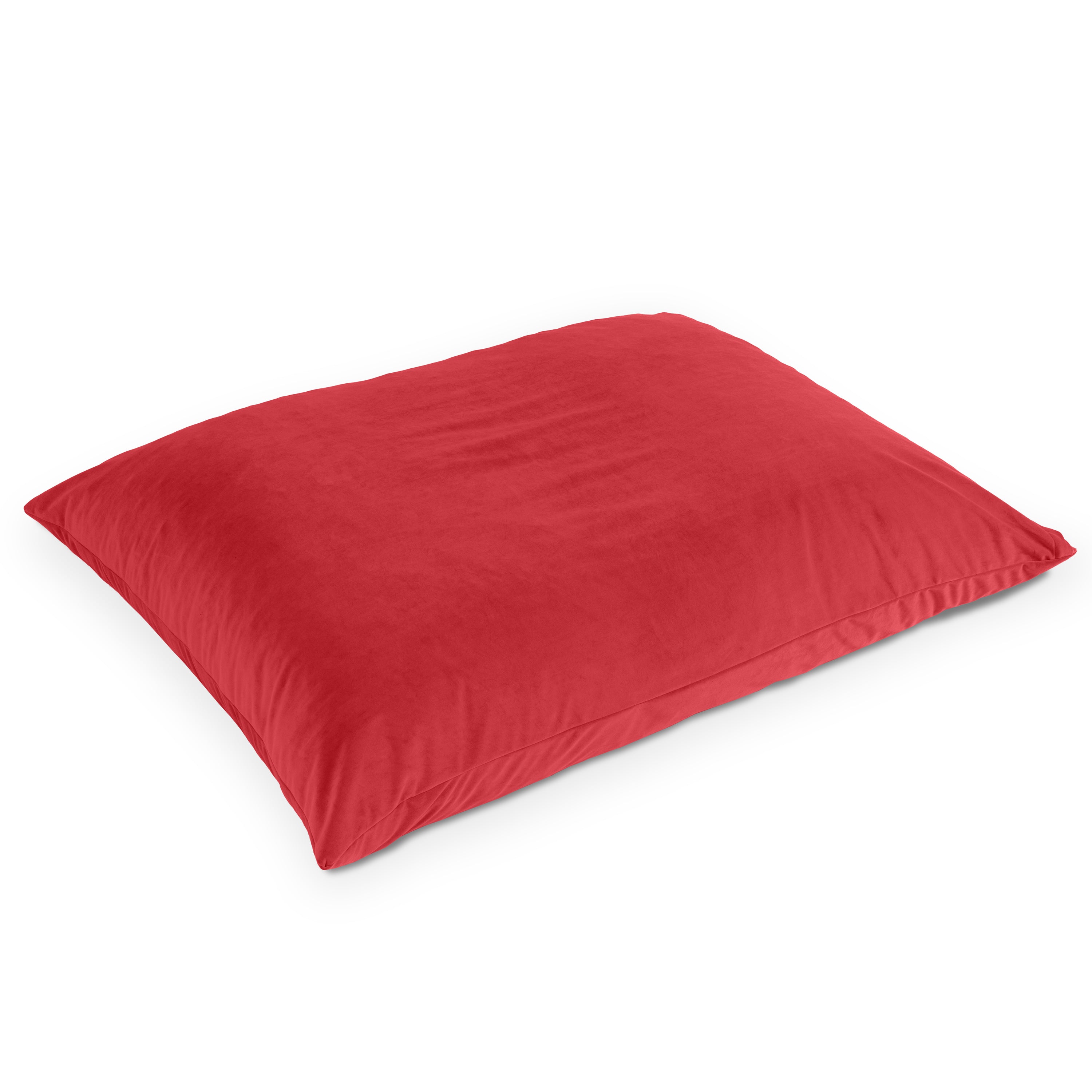 Jaxx Pillow Saxx 5.5-Foot Décor Bean Bag Giant Floor Pillow Lounge, Lush Velvet Merlot