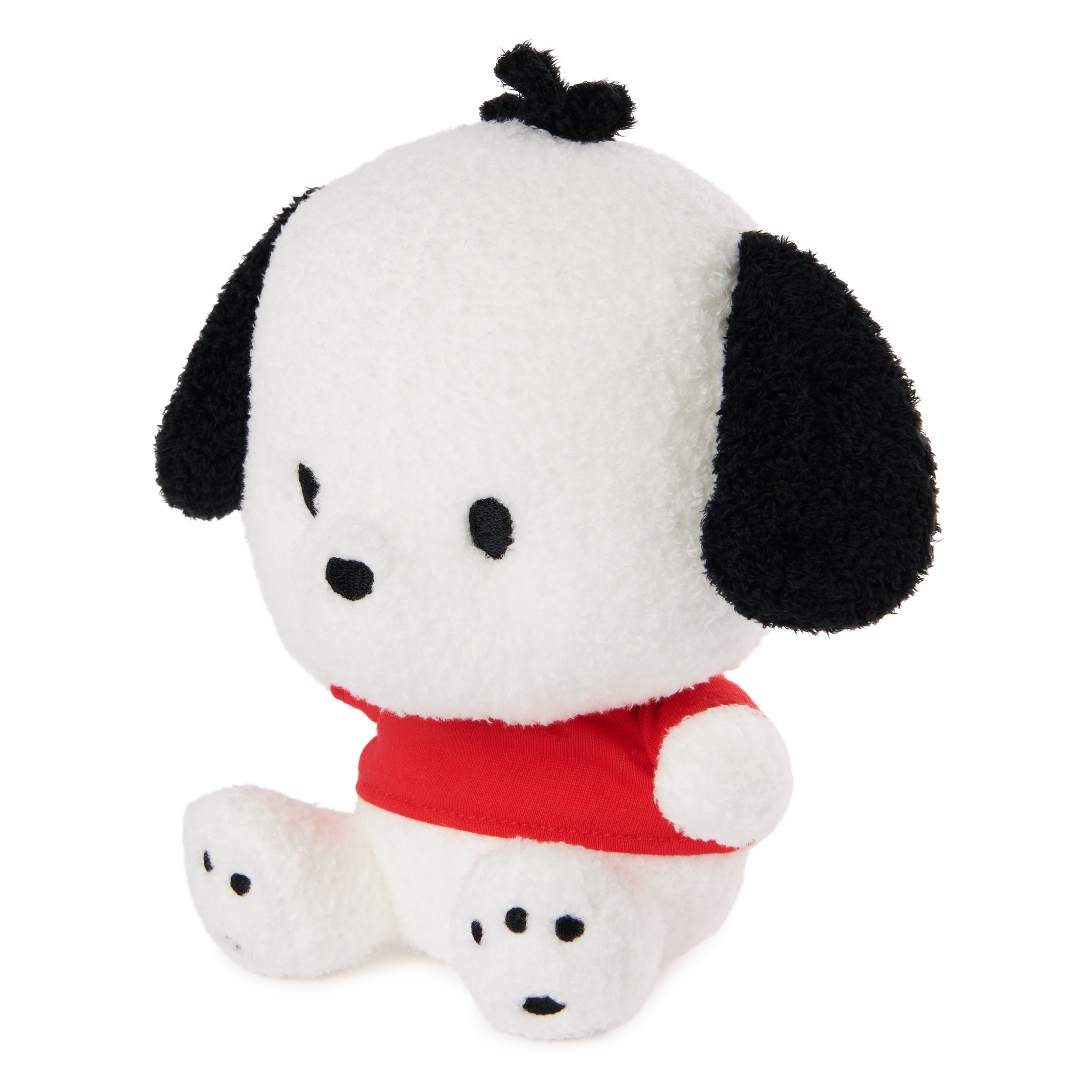 GUND Sanrio Pochacco Plush, Puppy Stuffed Animal for Ages 1 and Up, White/Red, 6”