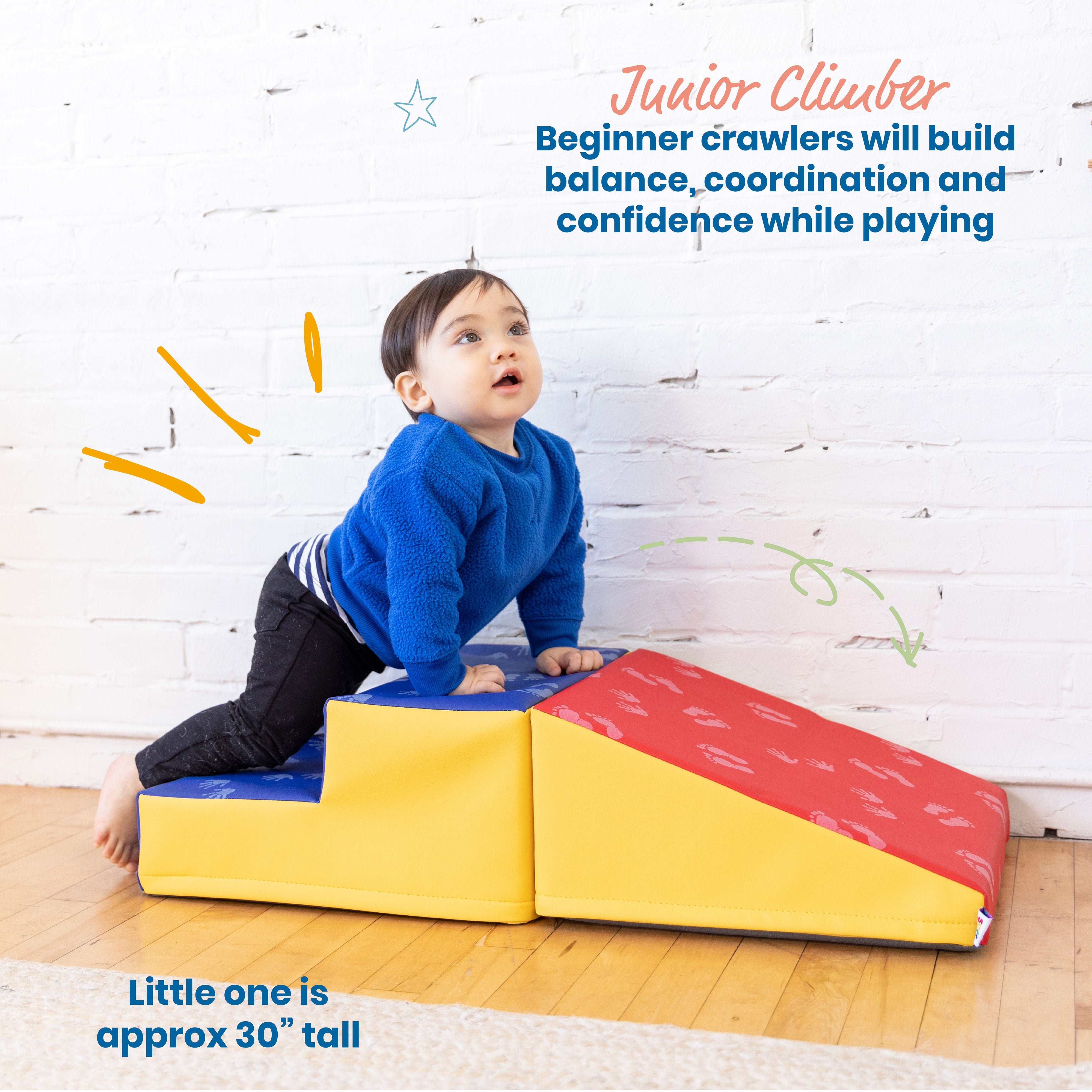 SoftZone Junior Little Me Climb and Slide - Hands and Feet