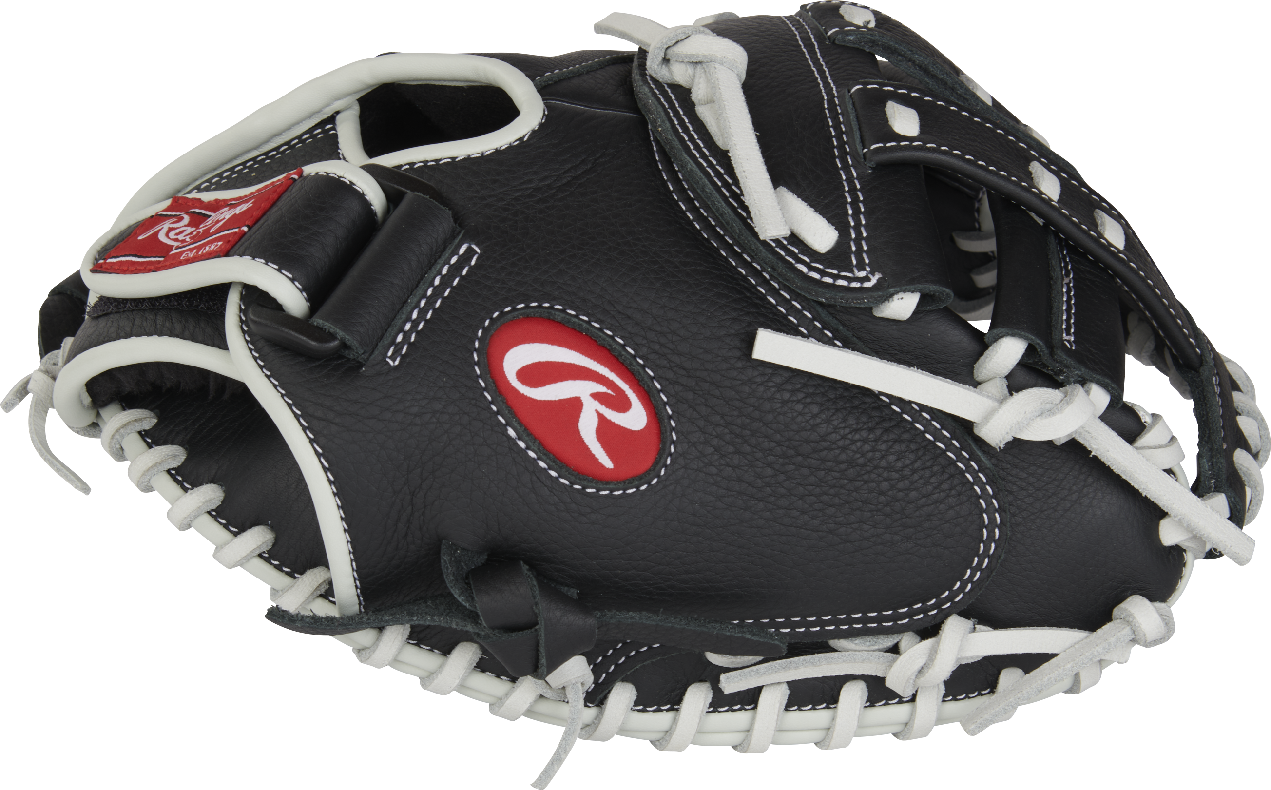 Rawlings Shut Out Series Catchers Mitt 31.5-Inch  Softball Glove - Right Hand Thrower - Black