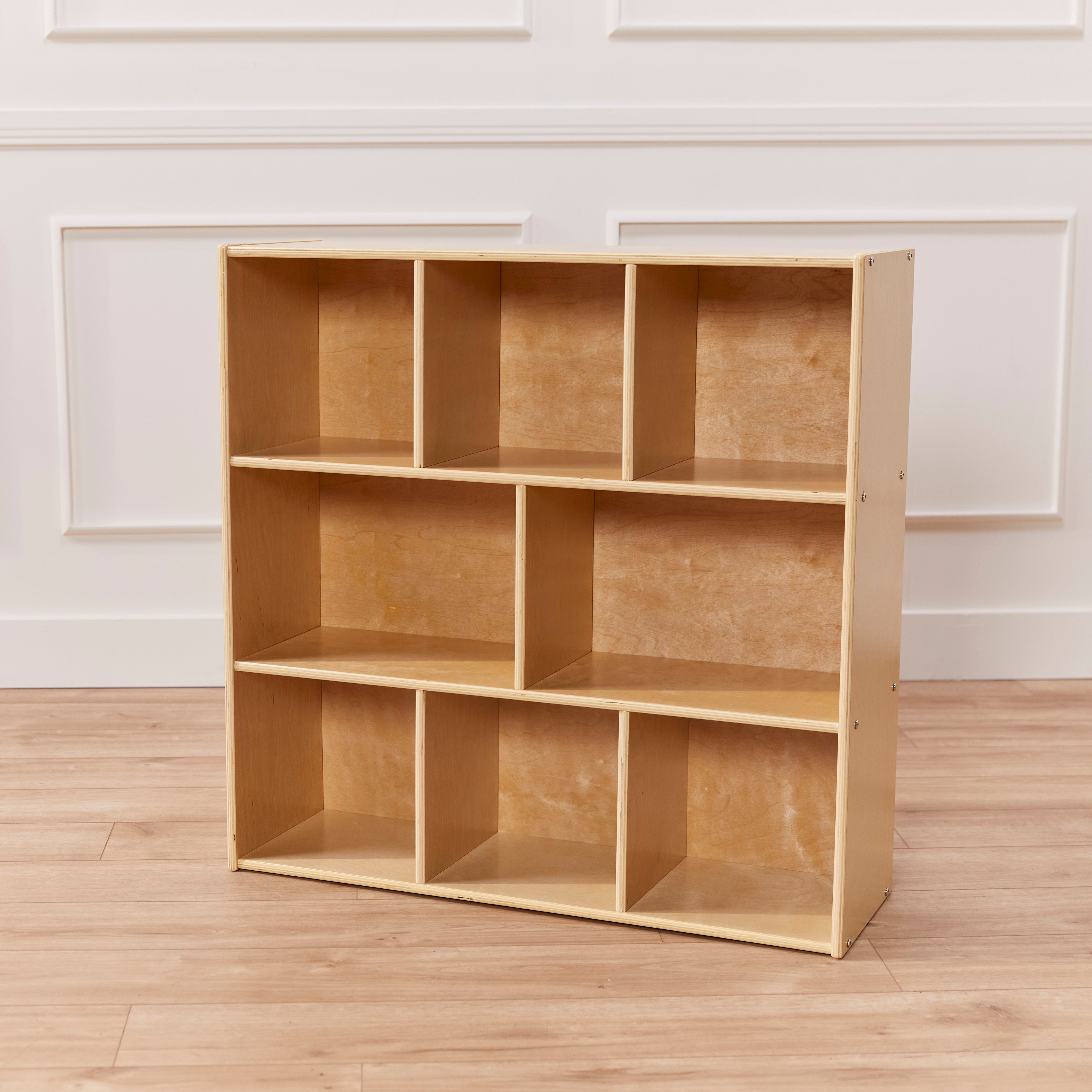 Streamline 8-Compartment Storage Cabinet 36in H - Natural