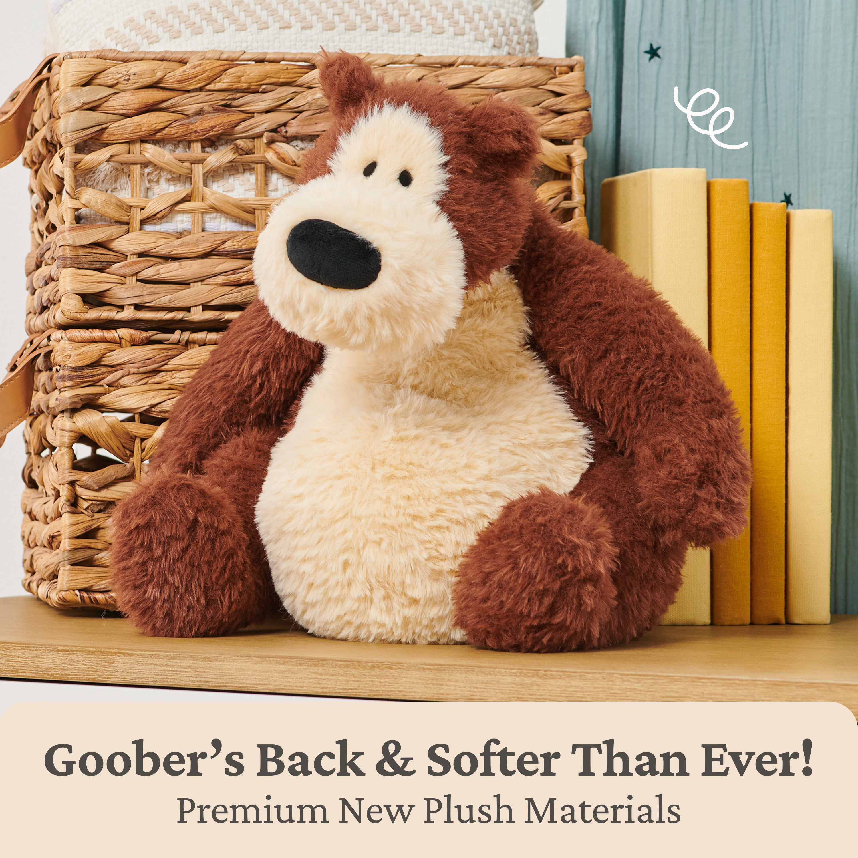 GUND Goober Classic Teddy Bear, Award-Winning Stuffed Animal for Ages 1 and Up, Brown, 11”