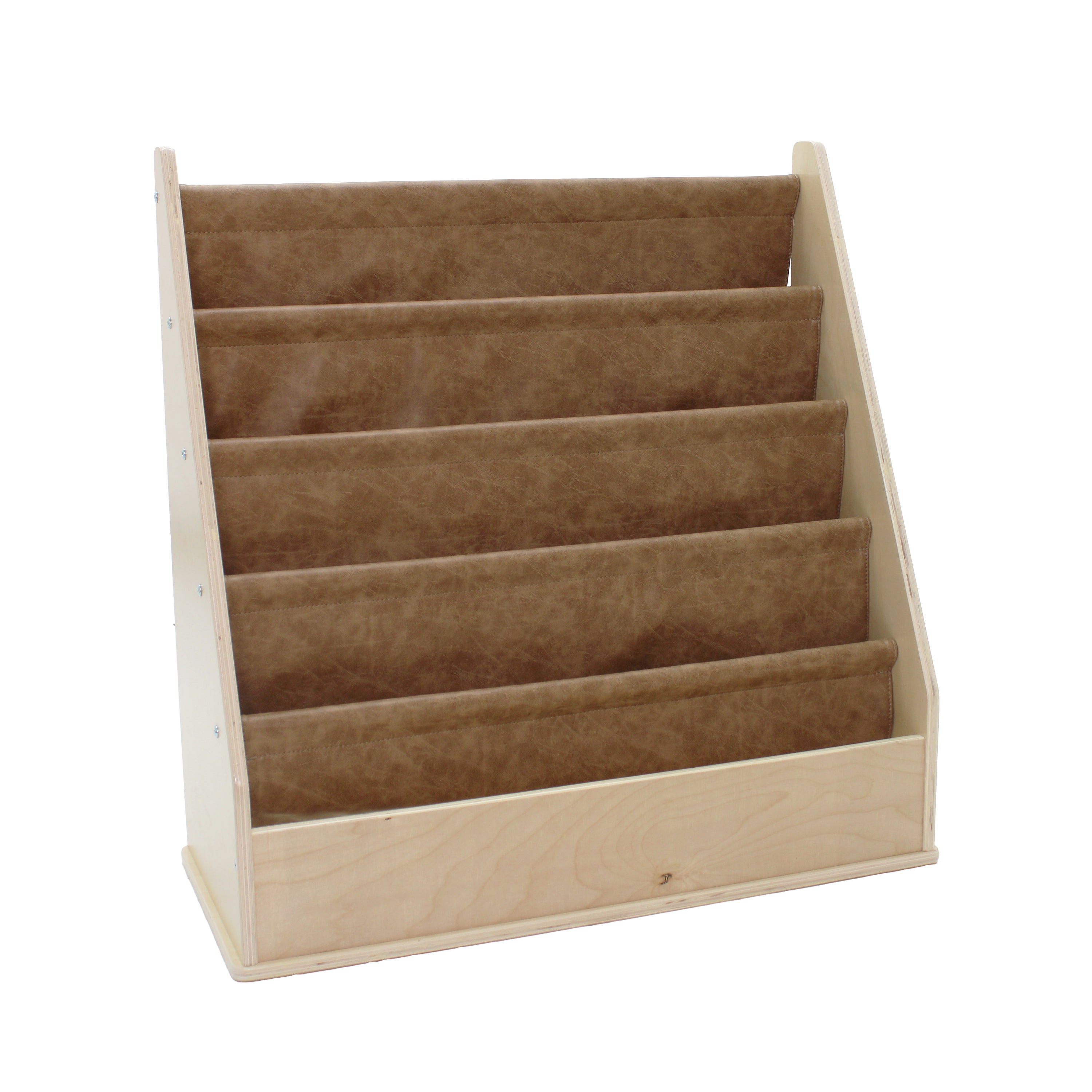 Rustic Birch Sling Book Display - Pecan
