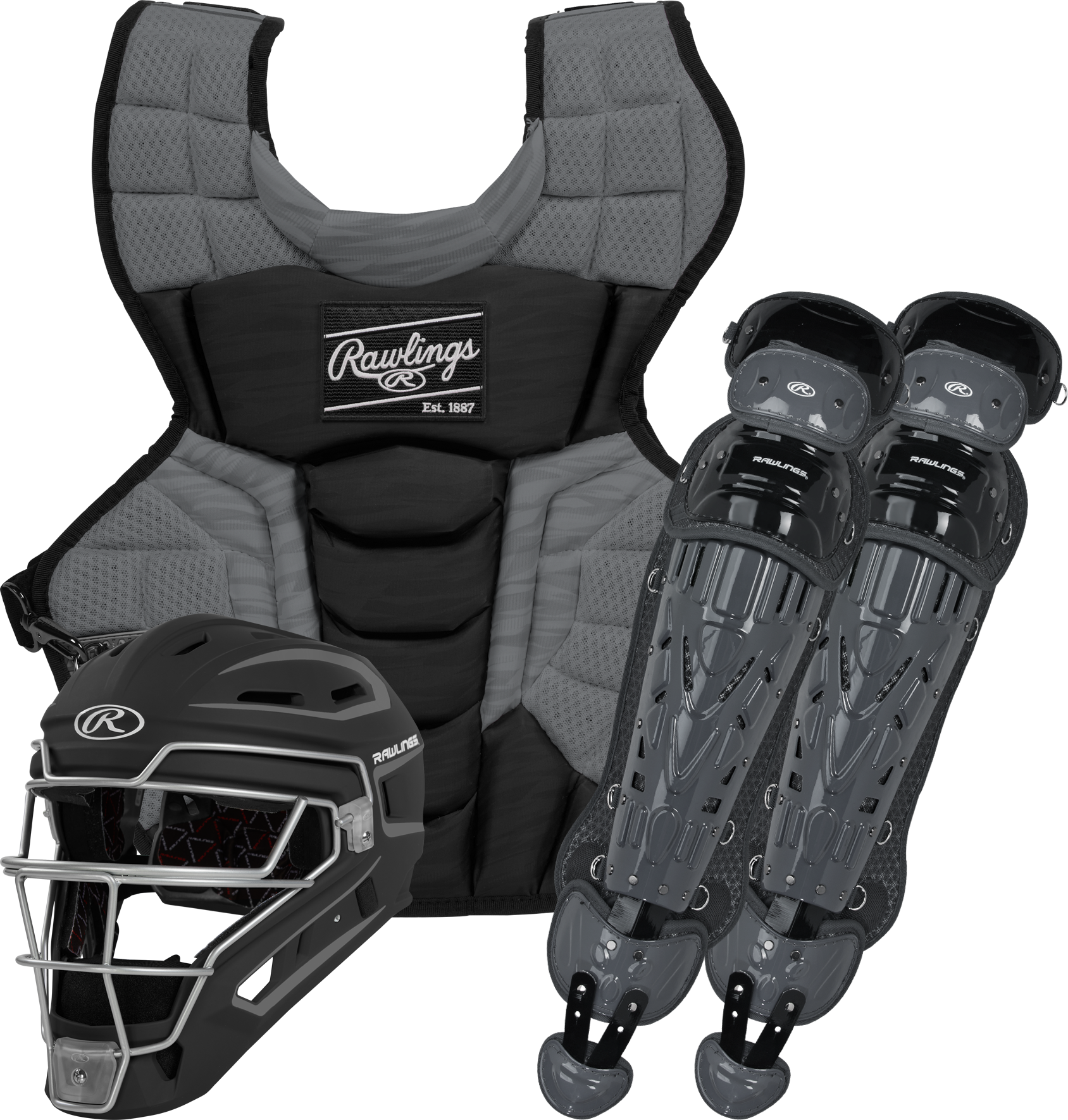 Rawlings Velo 2.0 Adult Catchers Set - Black/Graphite