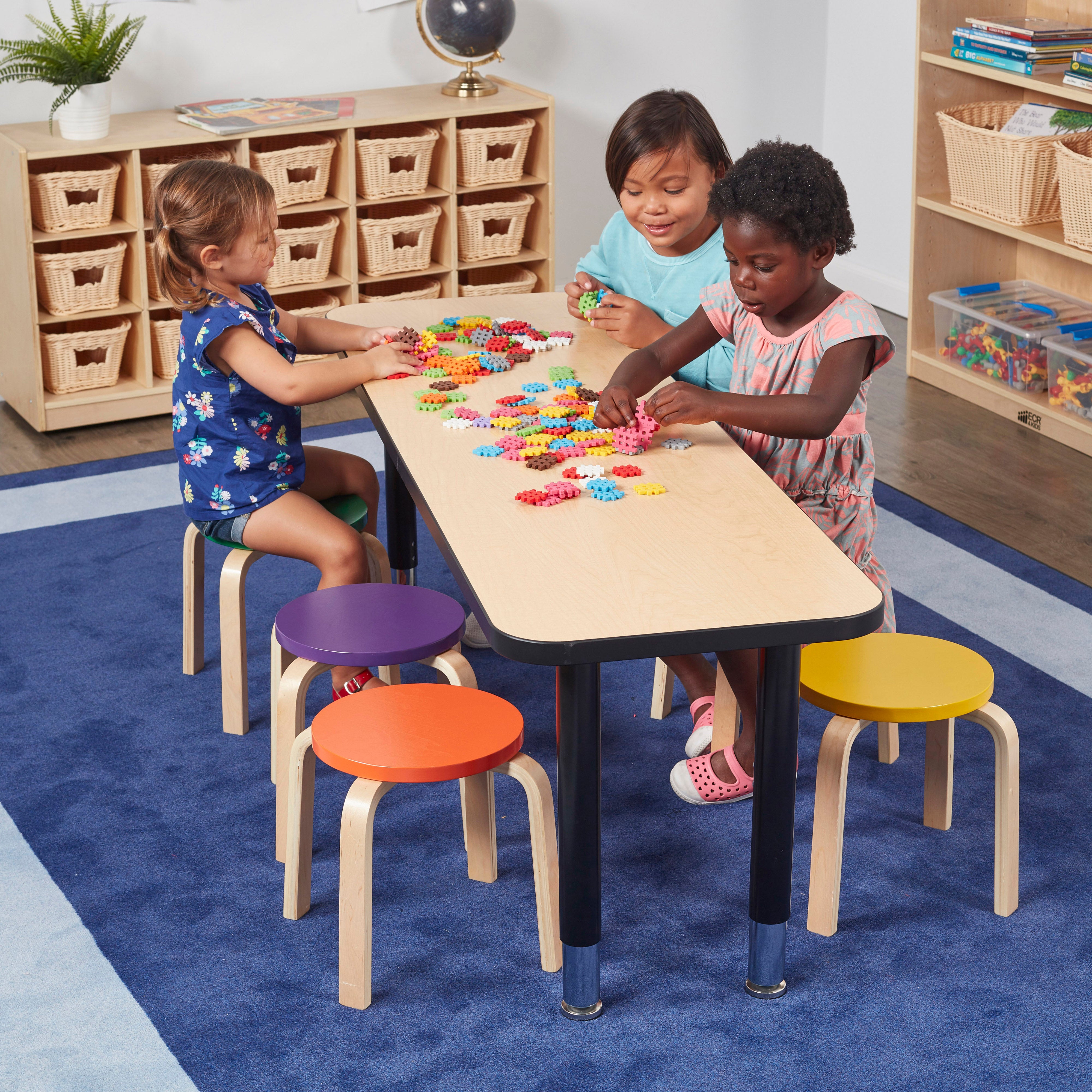 Bentwood Stools 6-Piece Set - Assorted