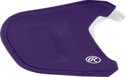 Rawlings Mach Adjust Lhb Matte Jaw Guard  - Purple