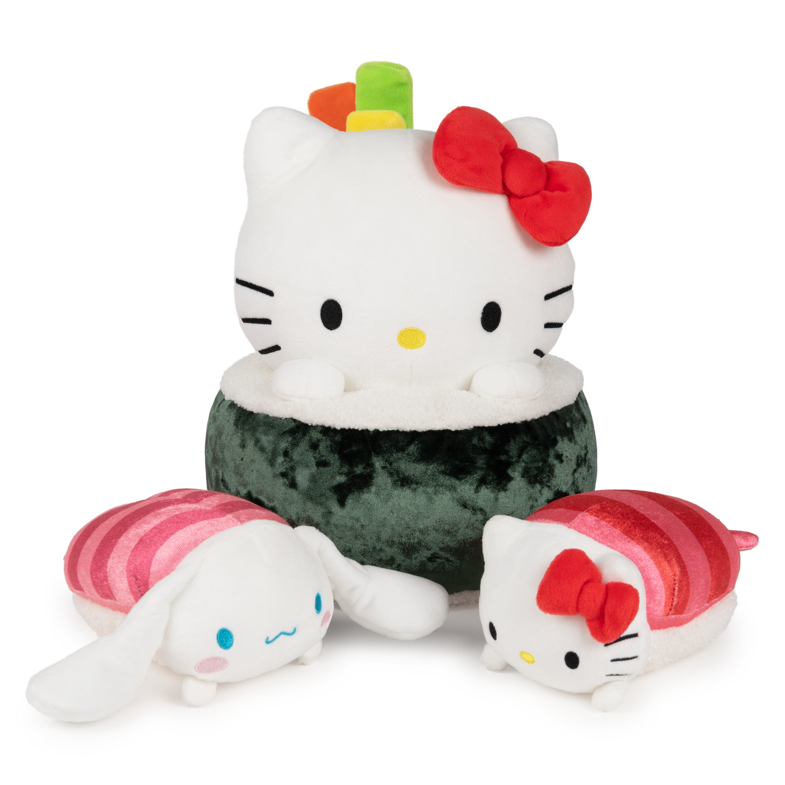 GUND Sanrio Hello Kitty Sushi Plush, Premium Stuffed Animal for Ages 1 and Up, Green/White, 10”