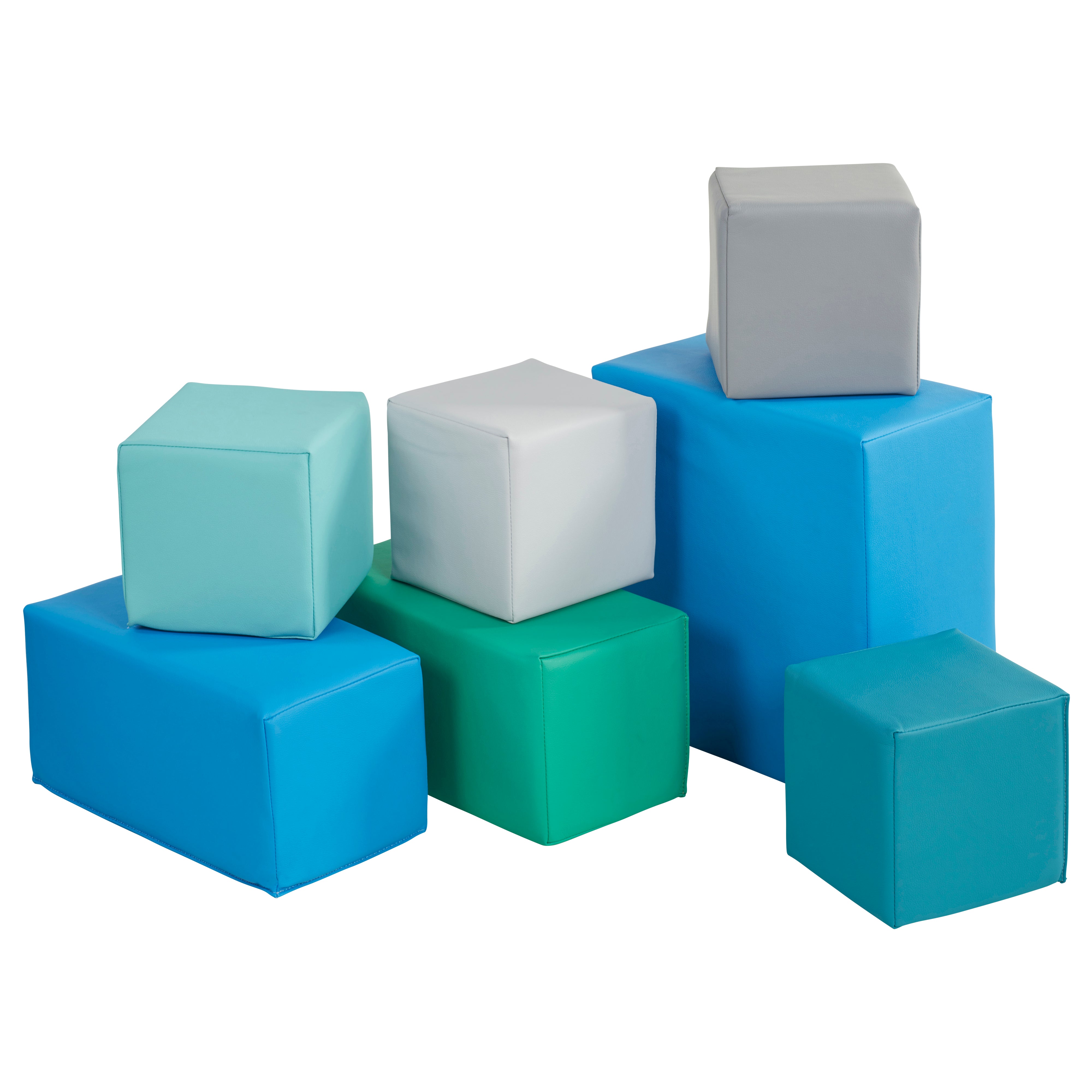 SoftZone Big Foam Blocks 7-Piece - Contemporary