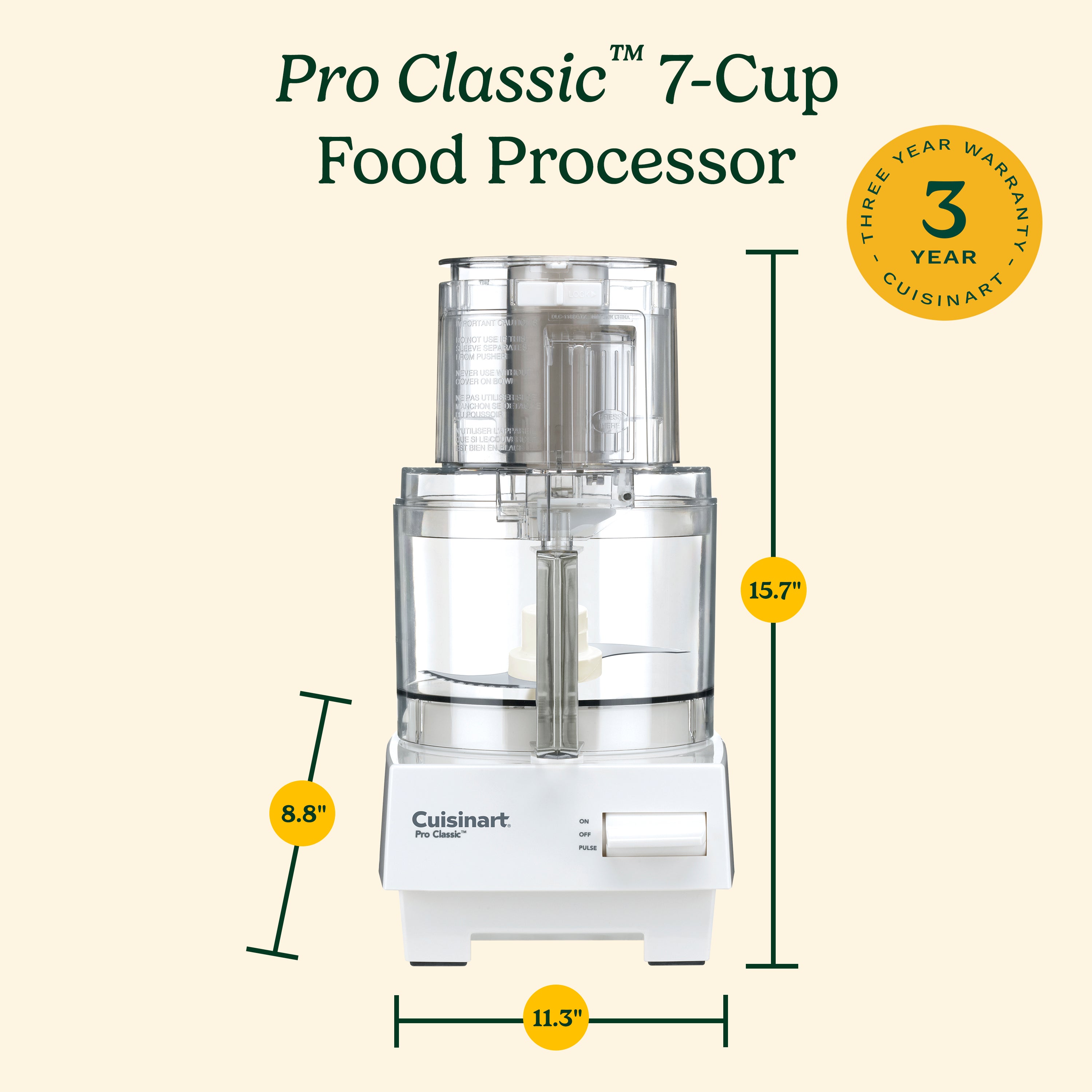 Pro Classic 7 Cup Food Processor