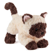 GUND Bootsie Siamese Kitten Plush Toy, Premium Cat Stuffed Animal for Ages 1 and Up, Cream/Brown, 9”