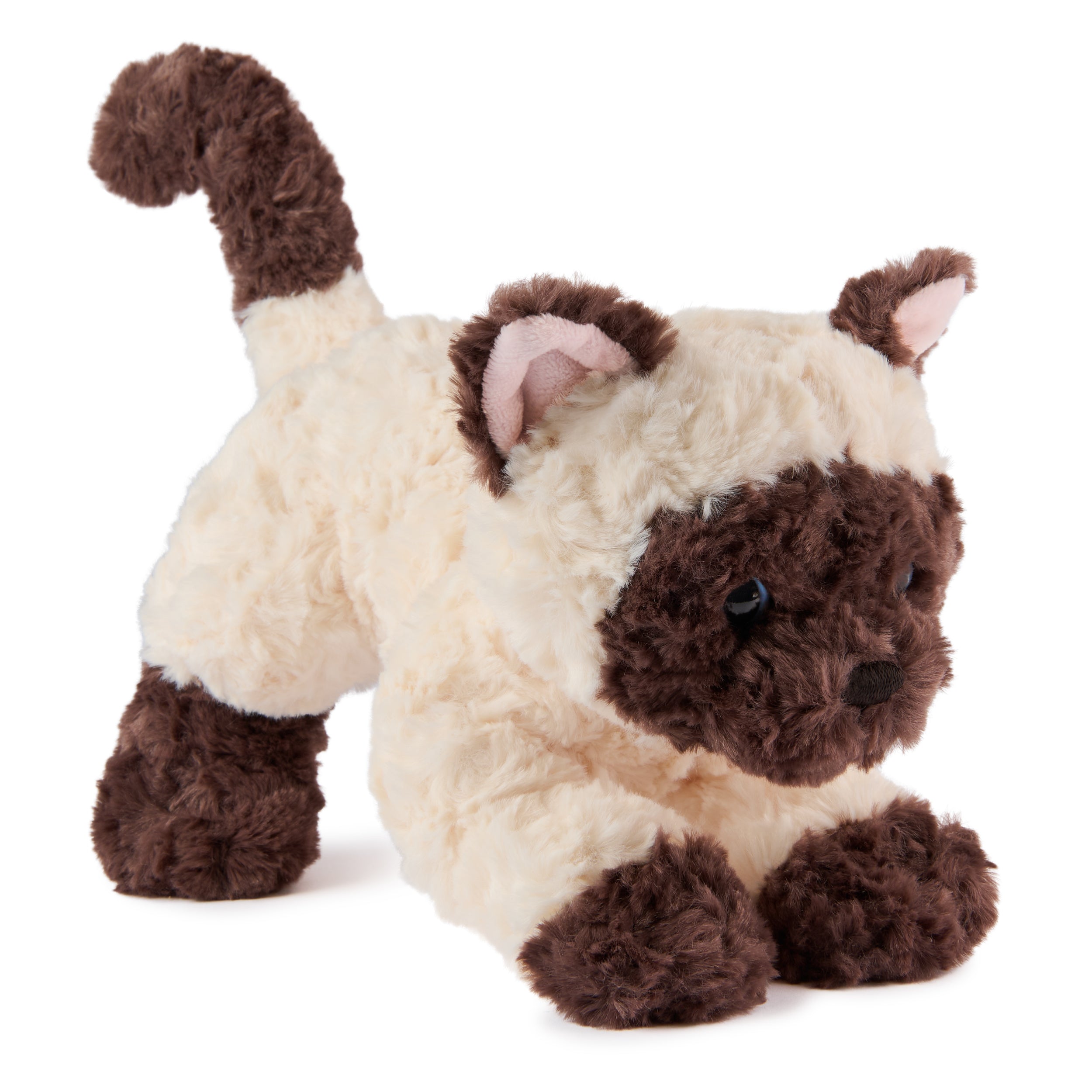 GUND Bootsie Siamese Kitten Plush Toy, Premium Cat Stuffed Animal for Ages 1 and Up, Cream/Brown, 9”