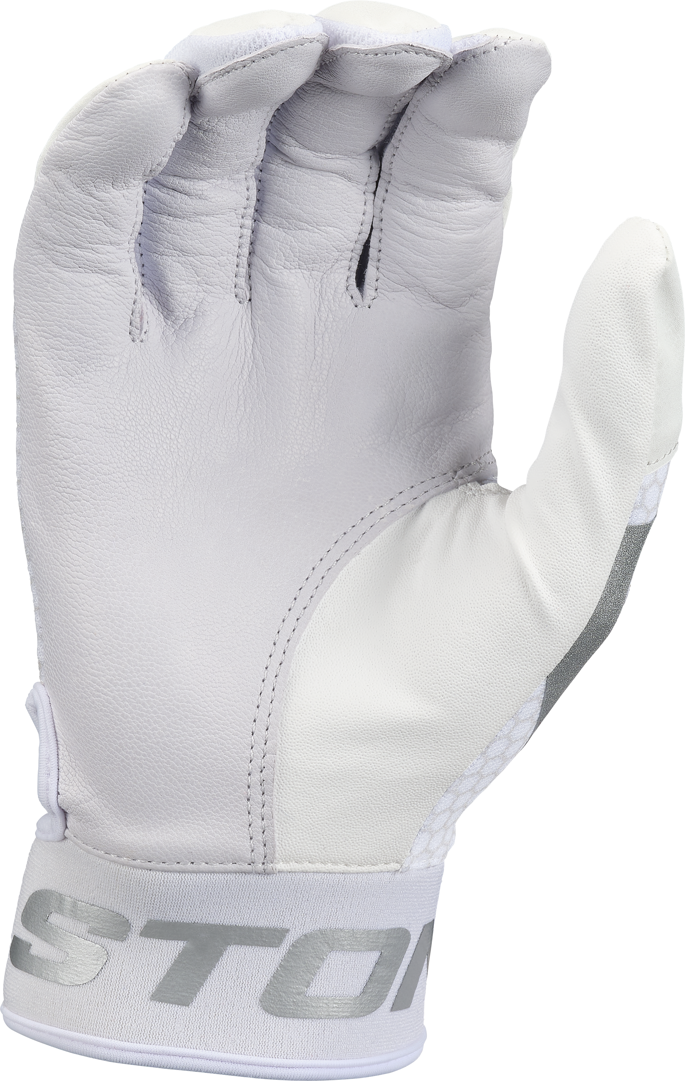 Easton Adult Mav Gt Batting Gloves - Small - White/White