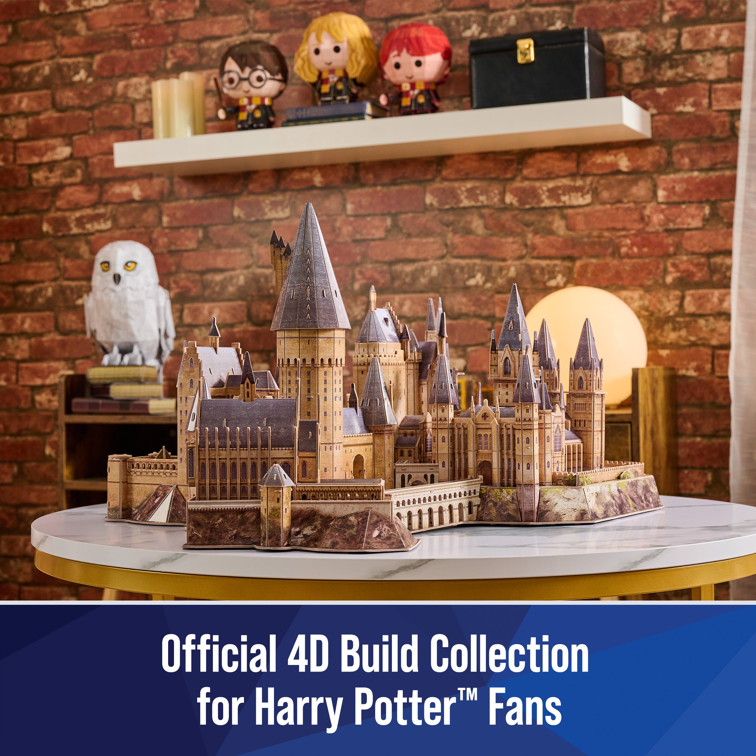 4D Build, Harry Potter Hermione Granger 3D Model Kit, Harry Potter Collectibles & Desk Decor, Adult Puzzle, Building Toys, 82 Pieces, 3D Puzzles for Ages 12 & Up