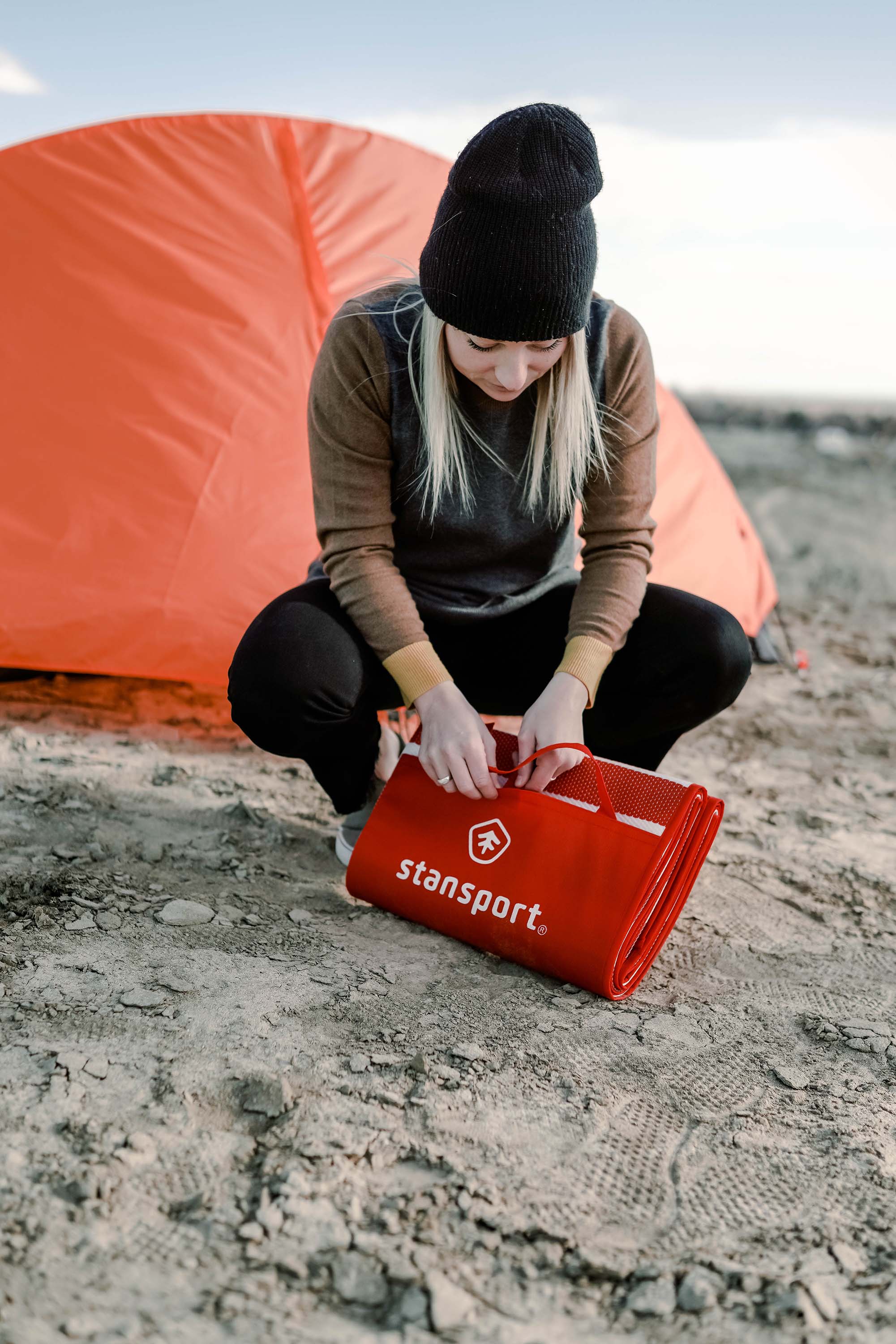 Stansport Tatami Ground Mat - Red