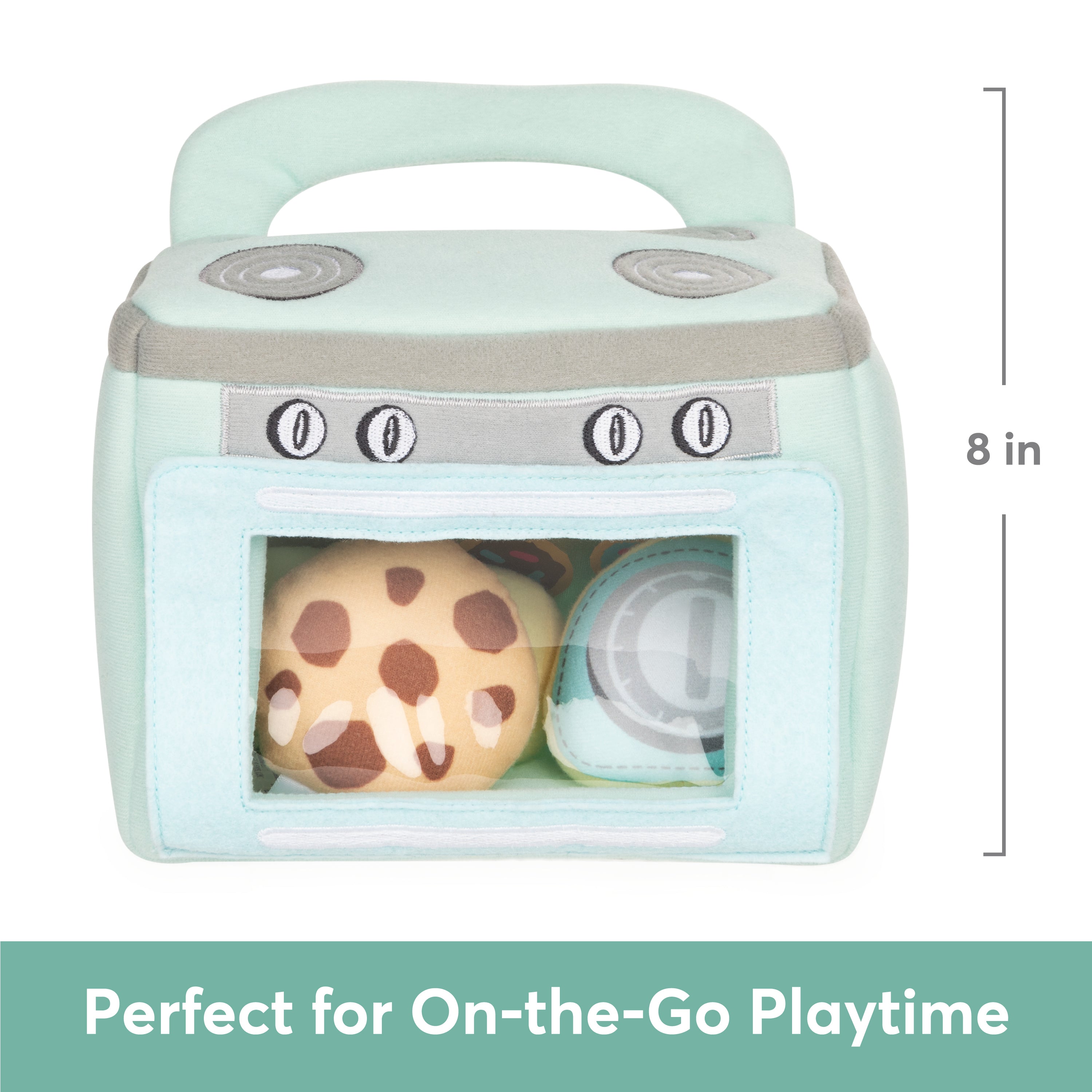 Baby GUND My First Baking Plush Playset with Sounds, Rattle, Squeaks and Crinkles, Ultra Soft Plush Sensory Toy for Babies and Newborns