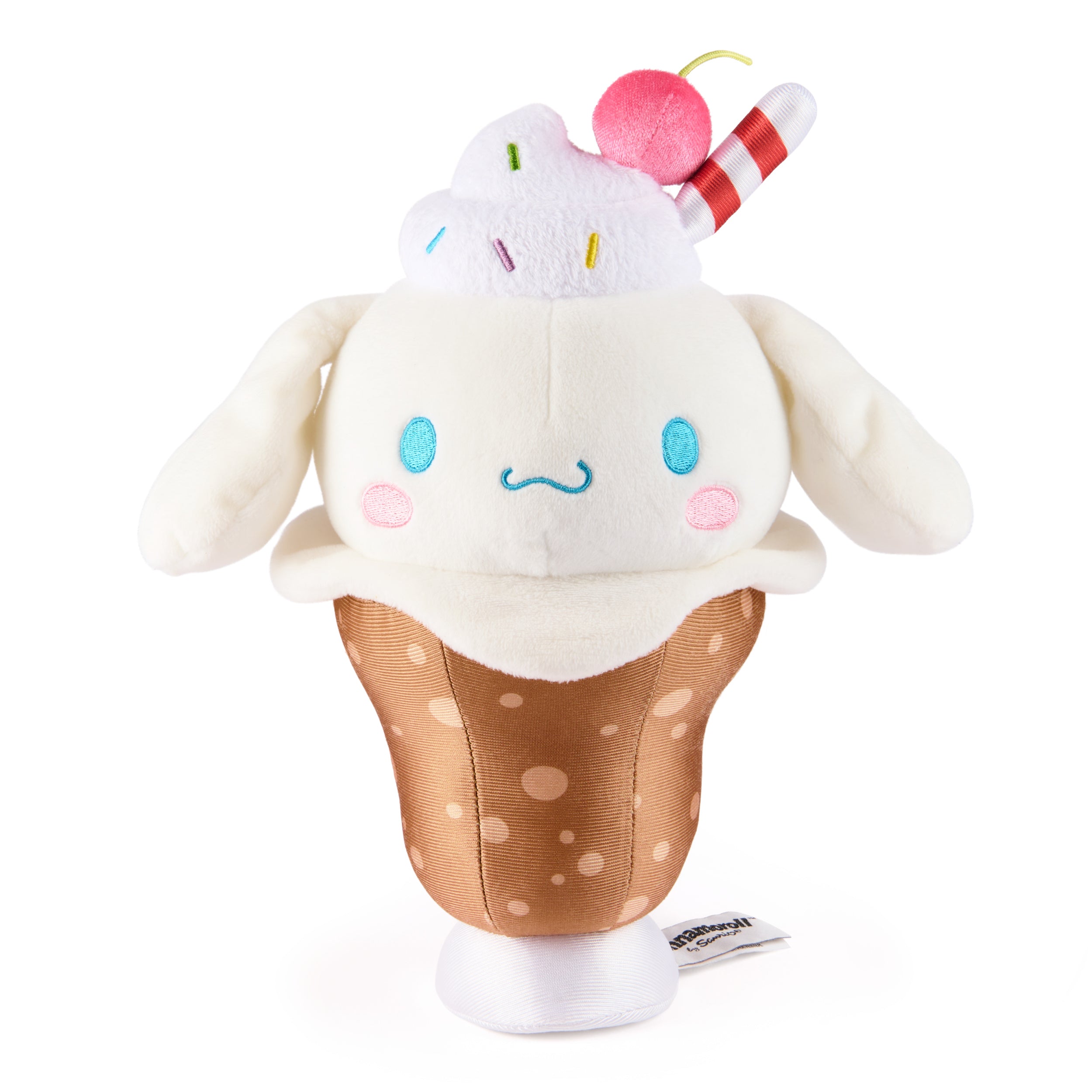 GUND Sanrio Official Hello Kitty and Friends Cinnamoroll Root Beer Float Plush, Collectible Plush Toy, Stuffed Animal for Ages 1 and Up, Pink, 8”