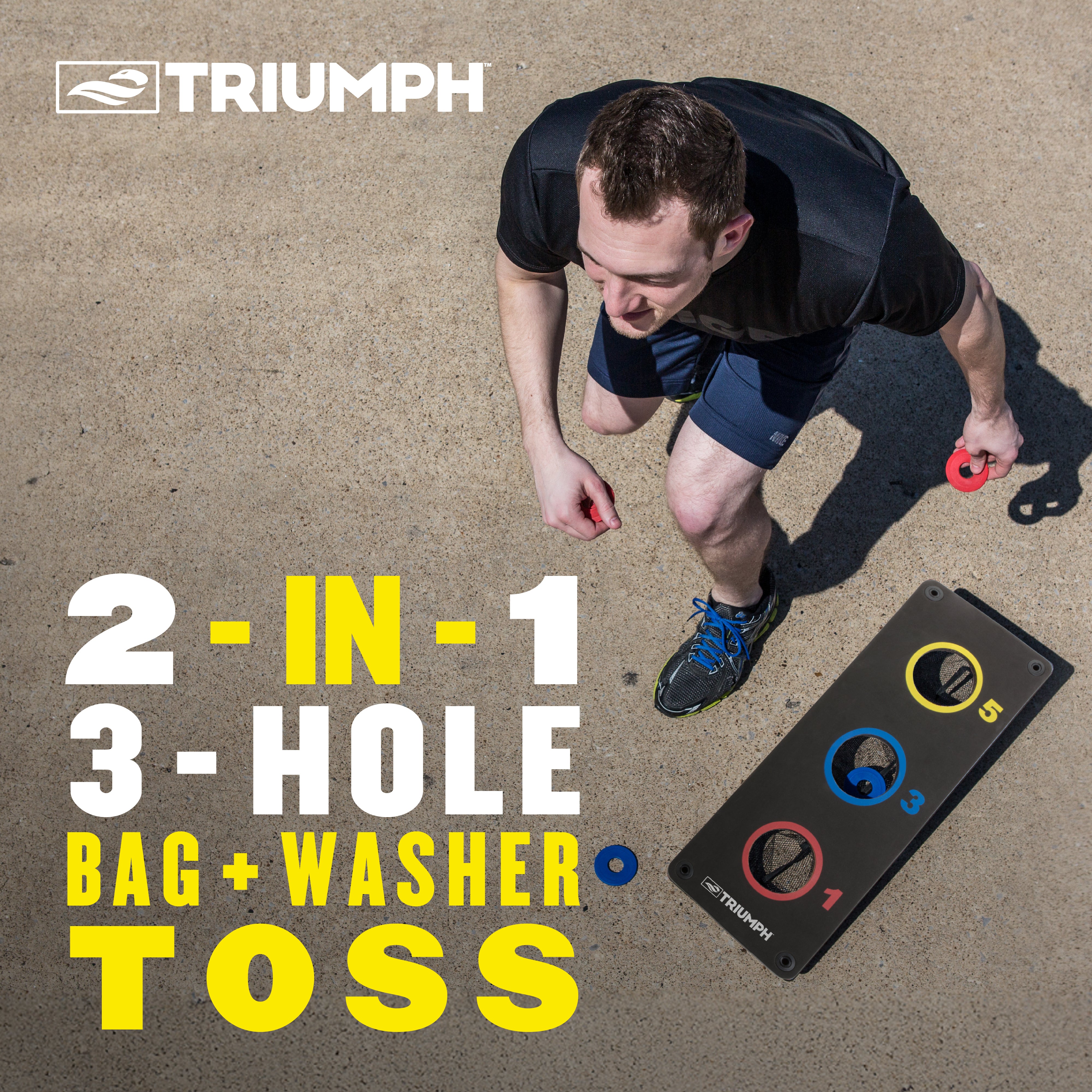 Triumph 2-In-1 3-Hole Bag Toss/3-Hole Washer Toss