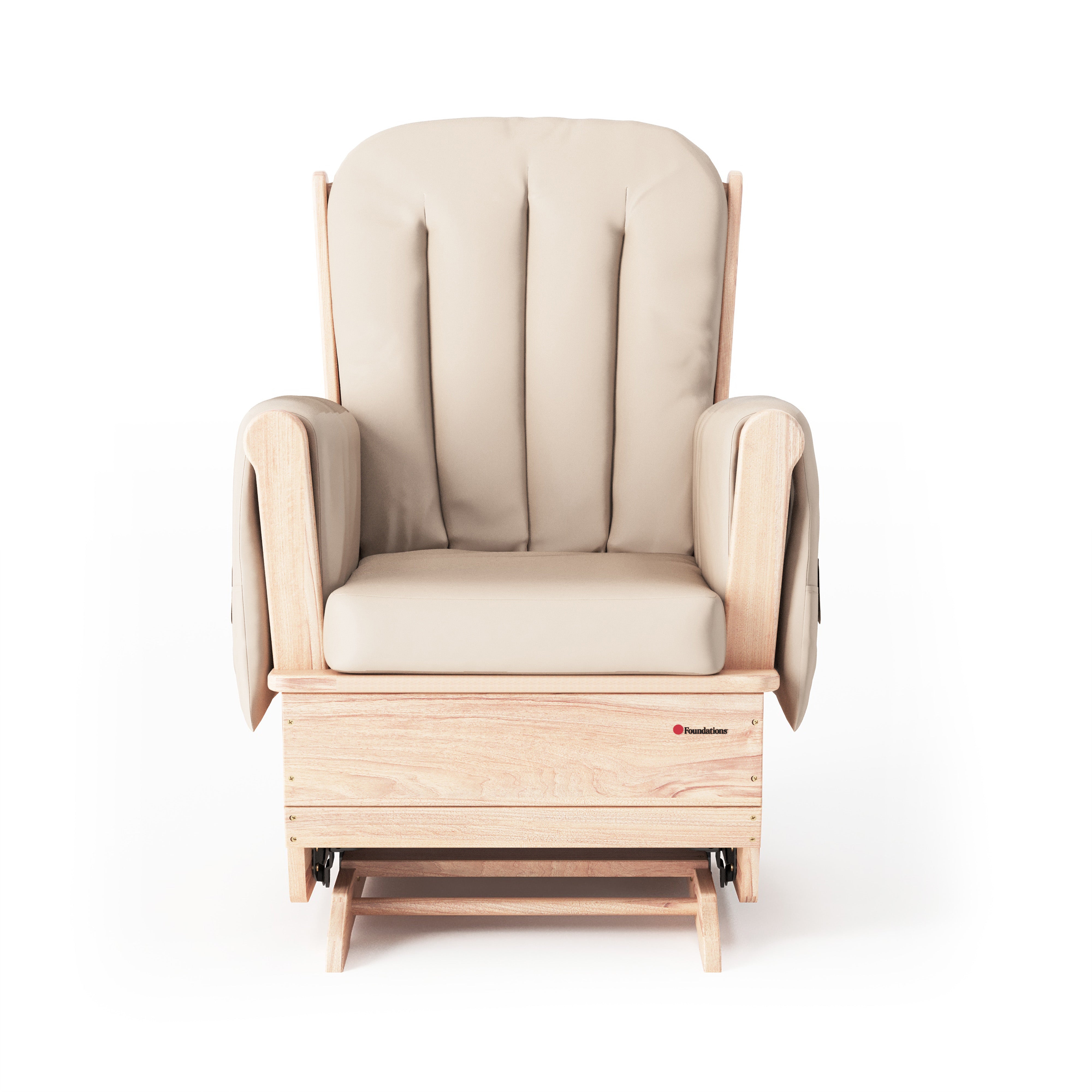 Safe Rocker Glider with Std. Base and Vinyl Cushions