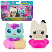 Gabby’s Dollhouse: Gabby Cat Bath Squirters, Mercat & Pandy Paws Floating Toddler Bath Toys for Girls & Boys Ages 3 and up
