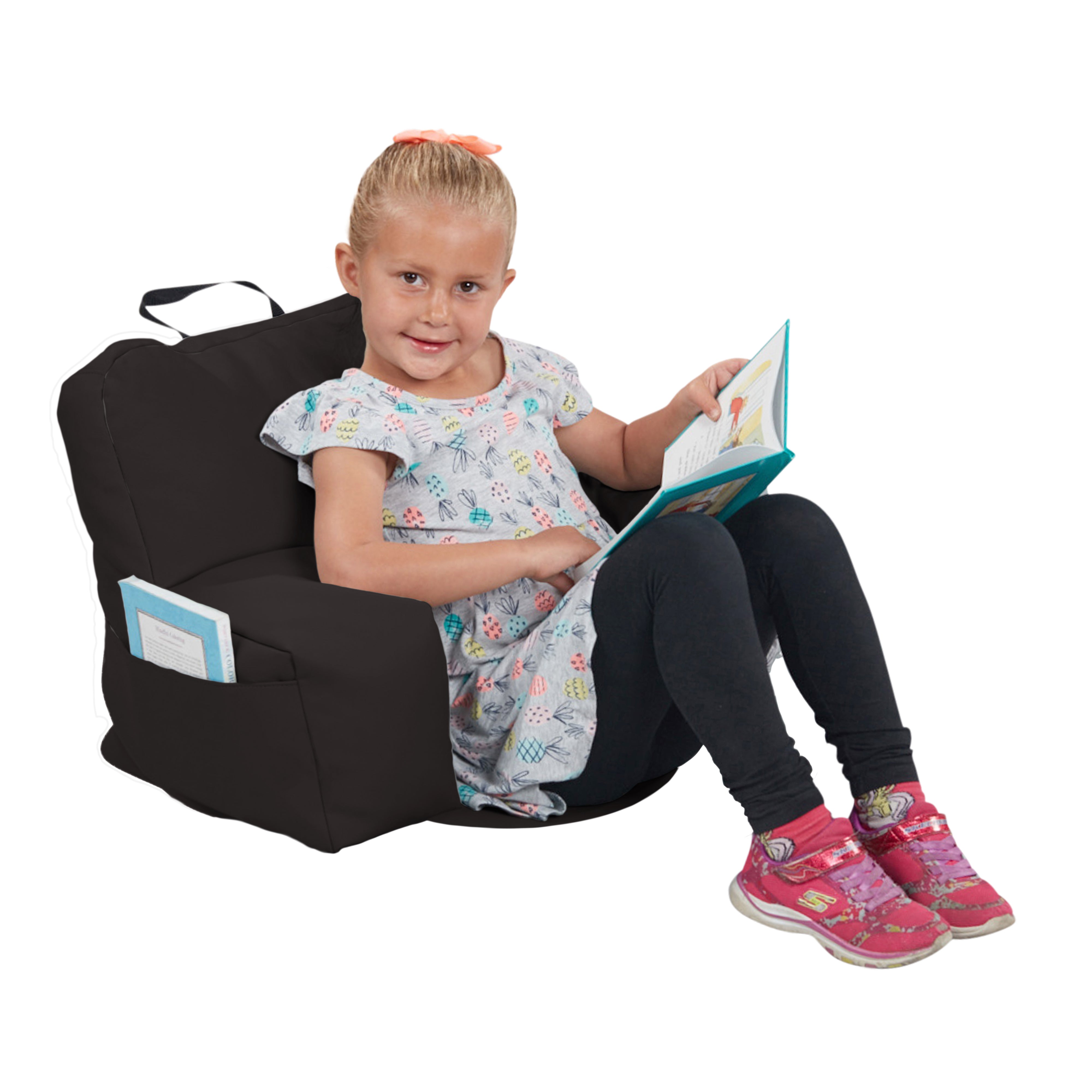 SoftScape Relax N Read Bean Bag - Black
