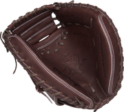 Rawlings Heart Of The Hide  Series Catchers Mitt 33.5-Inch Baseball Glove  - Right Hand Thrower - Chocolate