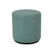 Pro Series Upholstered 18" Round Ottoman Rocker 18" Height - Sky Blue Crosshatch