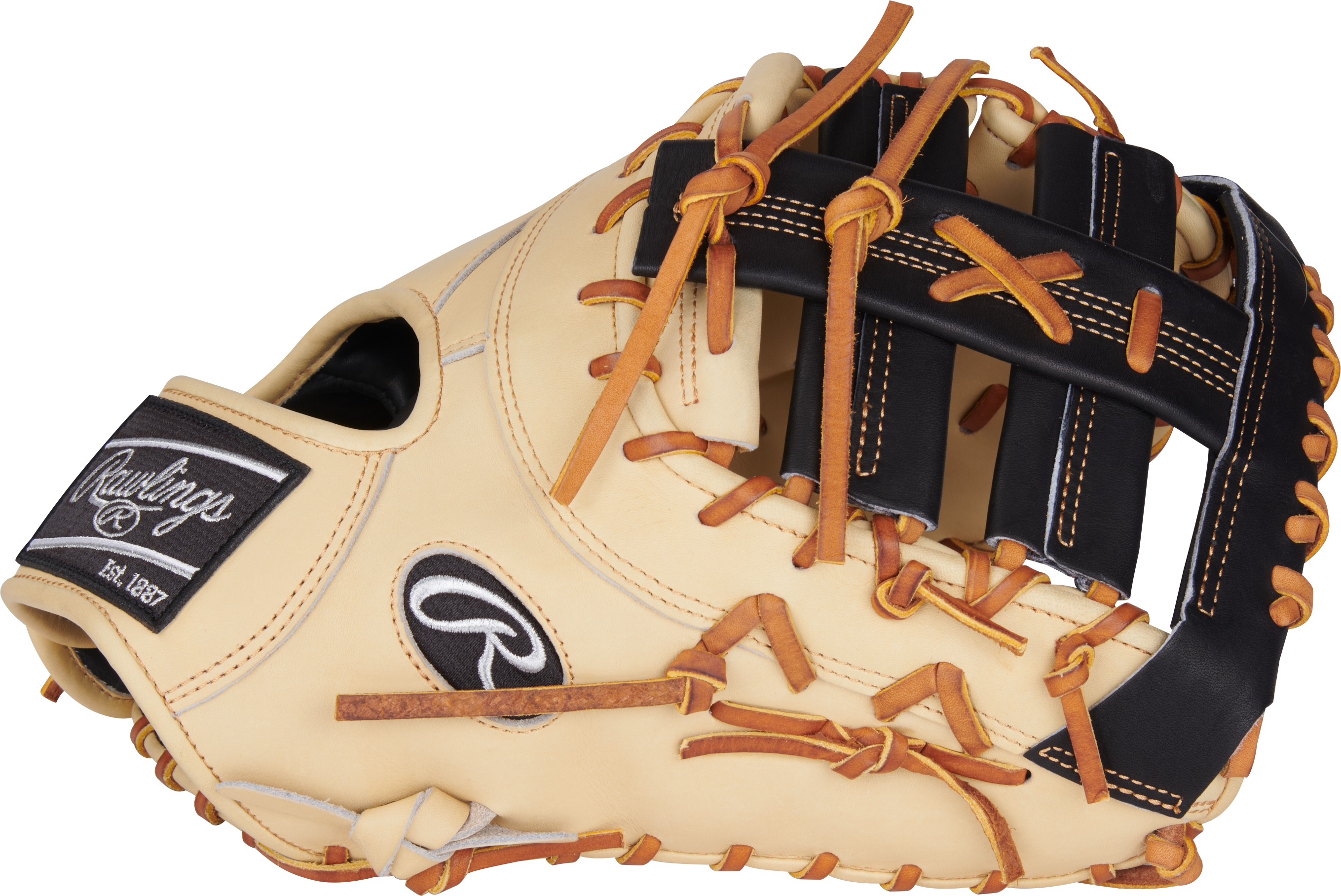 Rawlings Heart Of The Hide Series First Base Mitt 13-Inch Baseball Glove - Right Hand Thrower - Camel