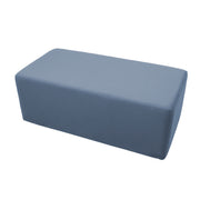 Outdoor 24" x 48" Rectangle Ottoman with Sunbrella®, 18" H - Canvas Haze