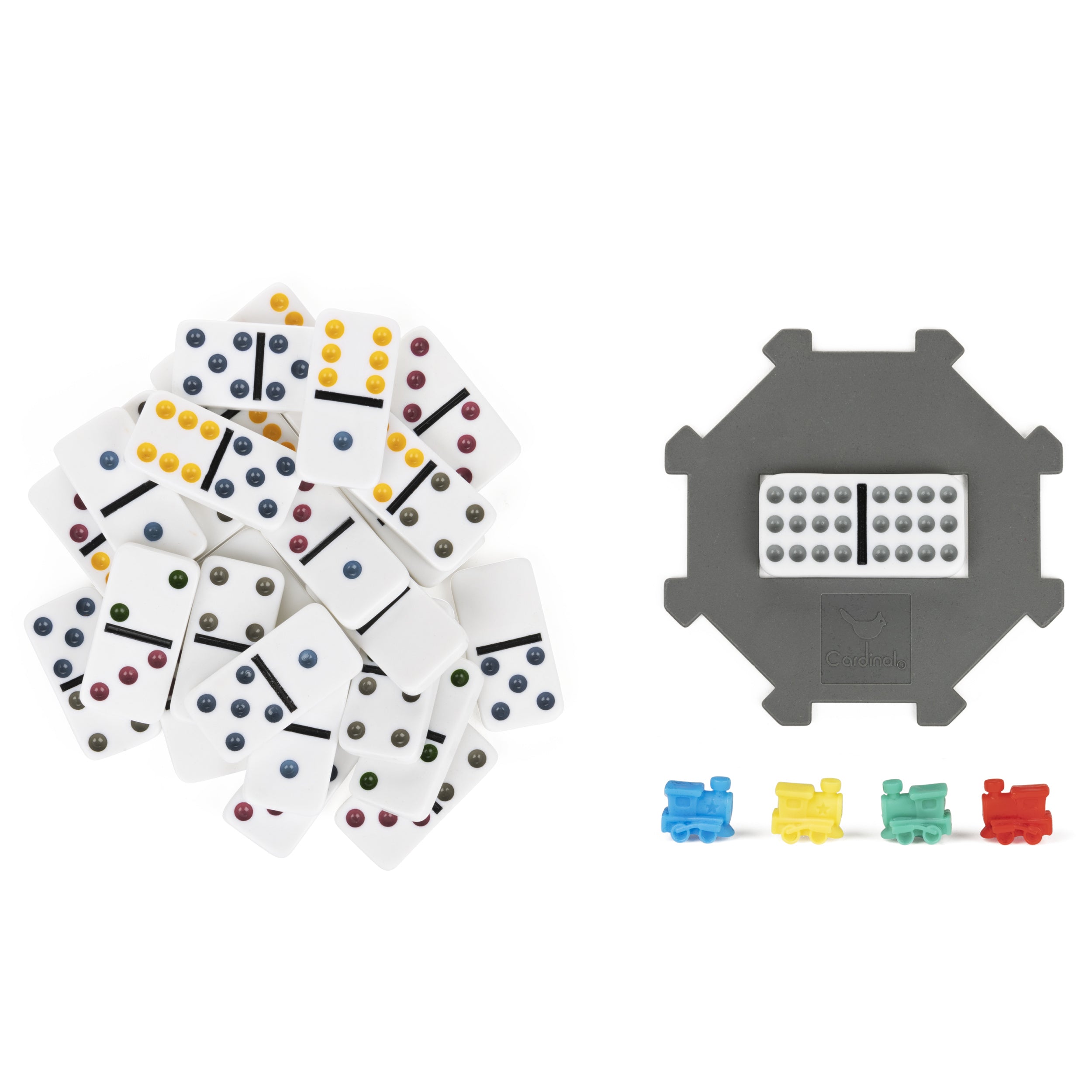 Spin Master Games, Cardinal Classics Double 12 Dominoes Set in Storage Tin, Family Board Games, 2-6 Players, for Ages 8 & Up