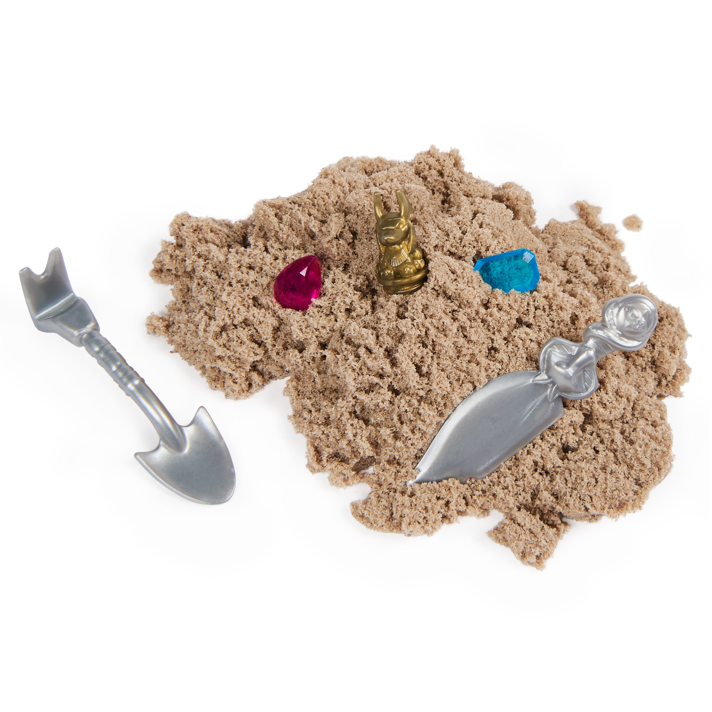 Kinetic Sand, Mummy Tomb Style May Vary, 6oz Natural Brown Play Sand, Surprise Goodie Bags Small Gifts, Sensory Toys for Kids Ages 3 and Up