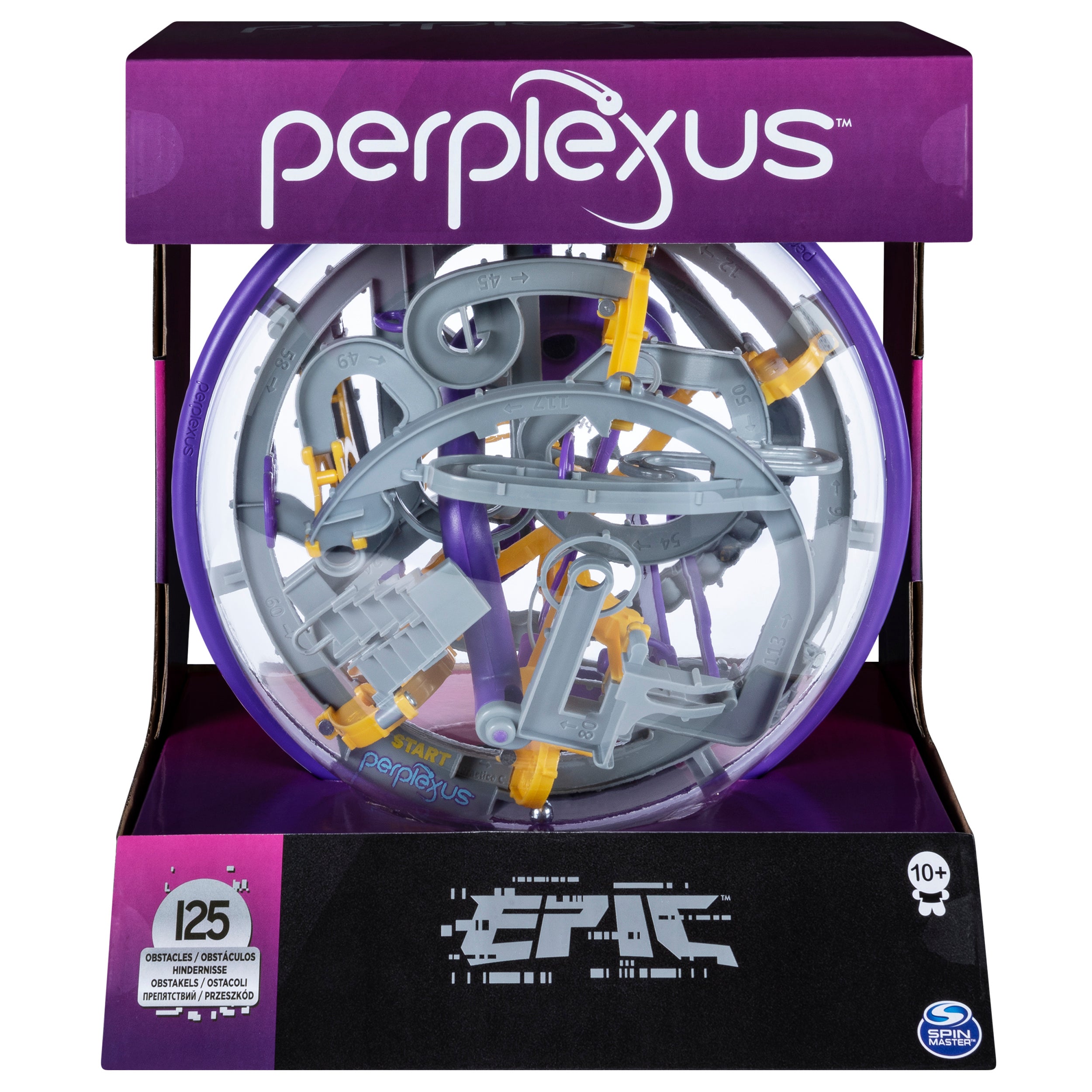 Perplexus, Epic 3D Gravity Maze Game Brain Teaser Fidget Toy Puzzle Ball Edition May Vary, for Kids & Adults Ages 10 and up