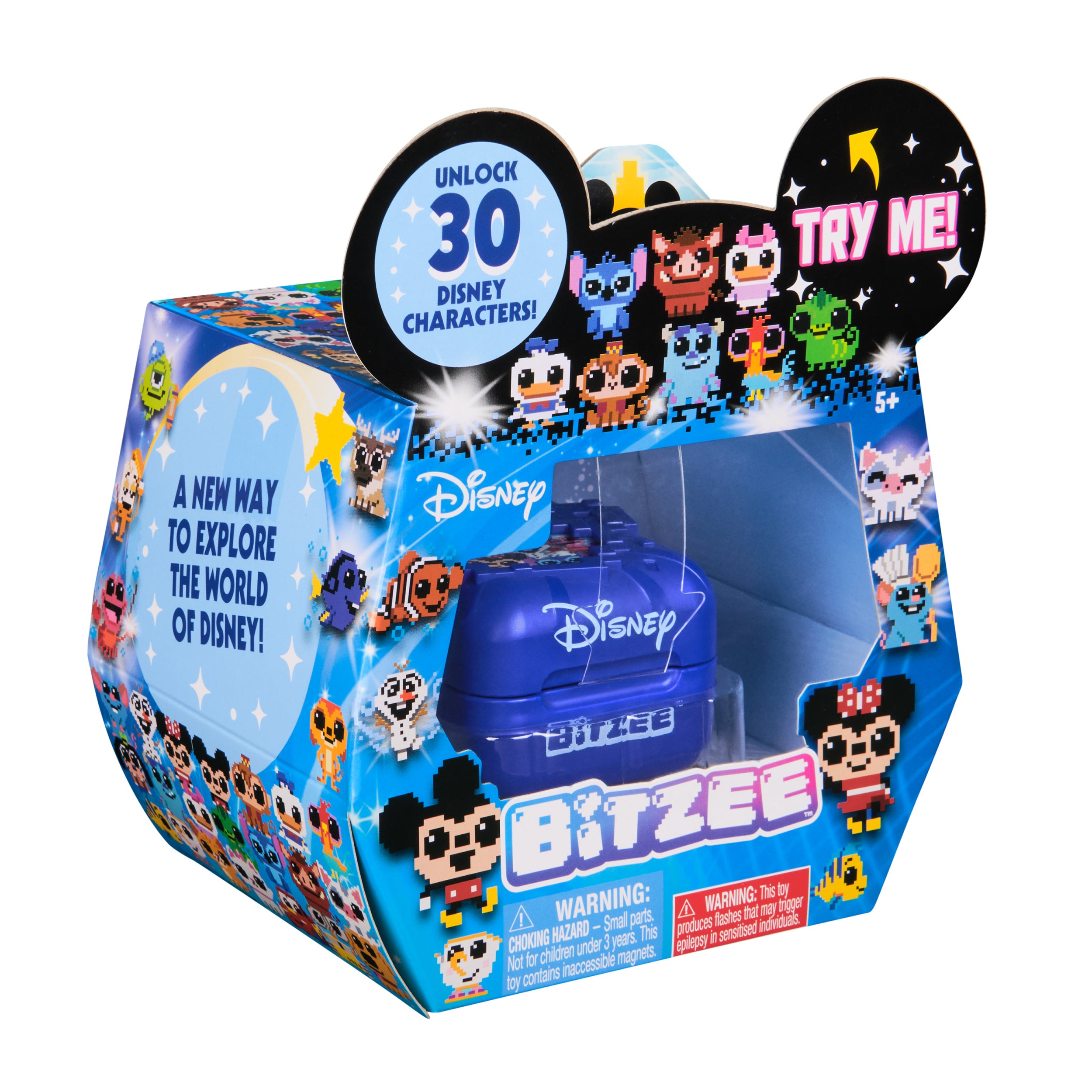 Bitzee, Disney with 30 Interactive Characters Inside, Reacts to Swipes, Tilts & Taps, Disney Toys & Digital Pet Kids Toys for Girls, Boys & Fans