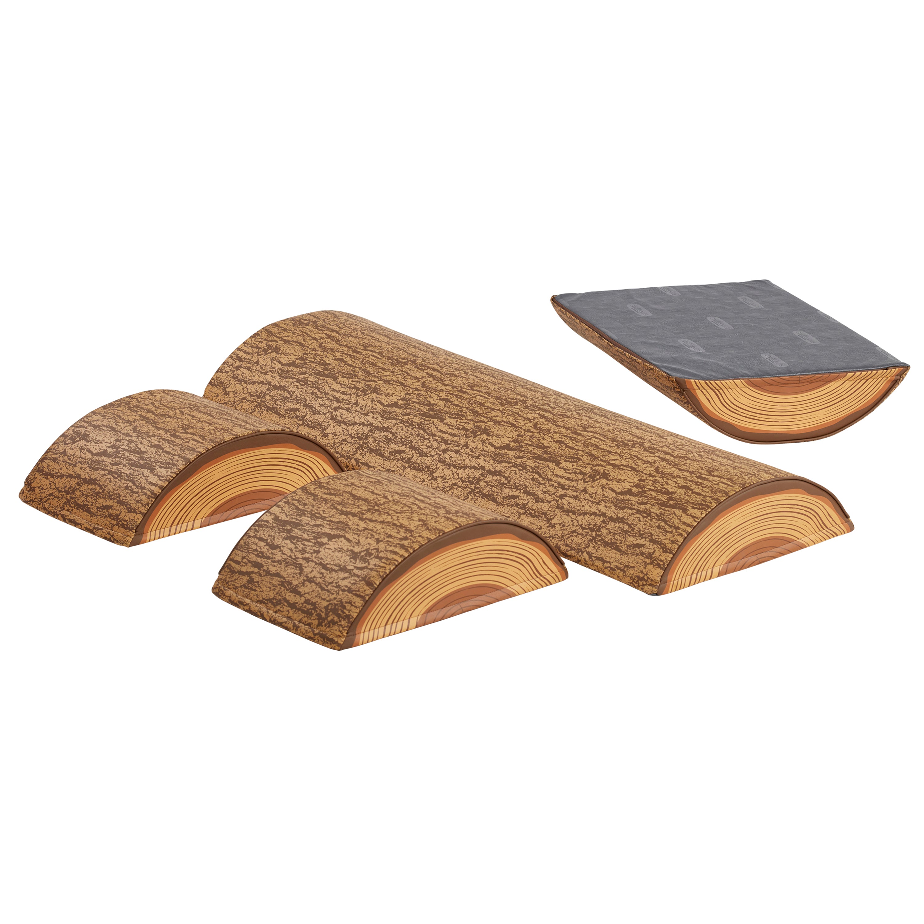 SoftZone Tree Log Climber Set 1 Long 1 Medium 2 Short 4-Piece