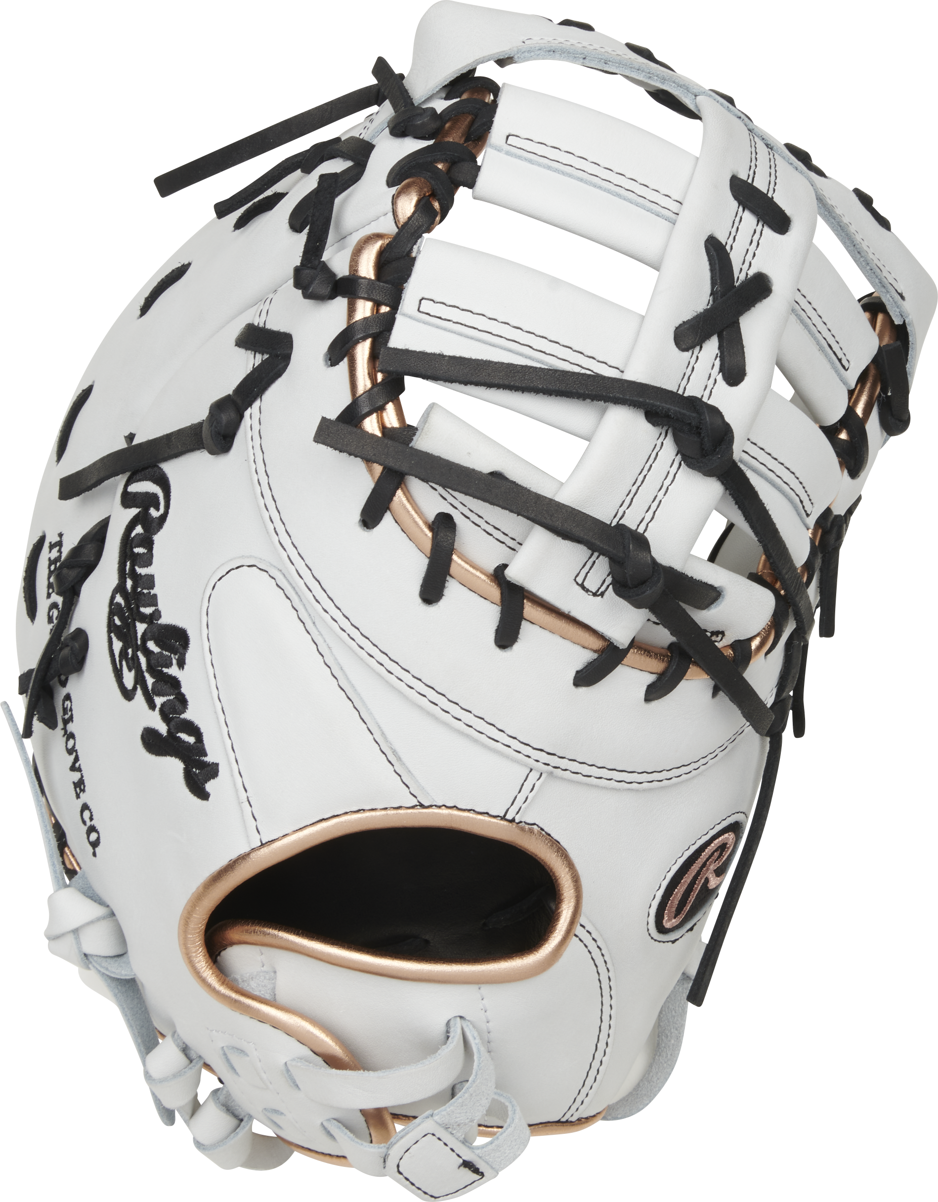 Rawlings Heart Of The Hide Series First Base Mitt 13-Inch Softball Glove - Right Hand Thrower - White