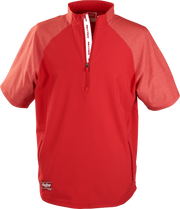 Rawlings Youth Colorsync Short Sleeve Cage Jacket - Small - Scarlet