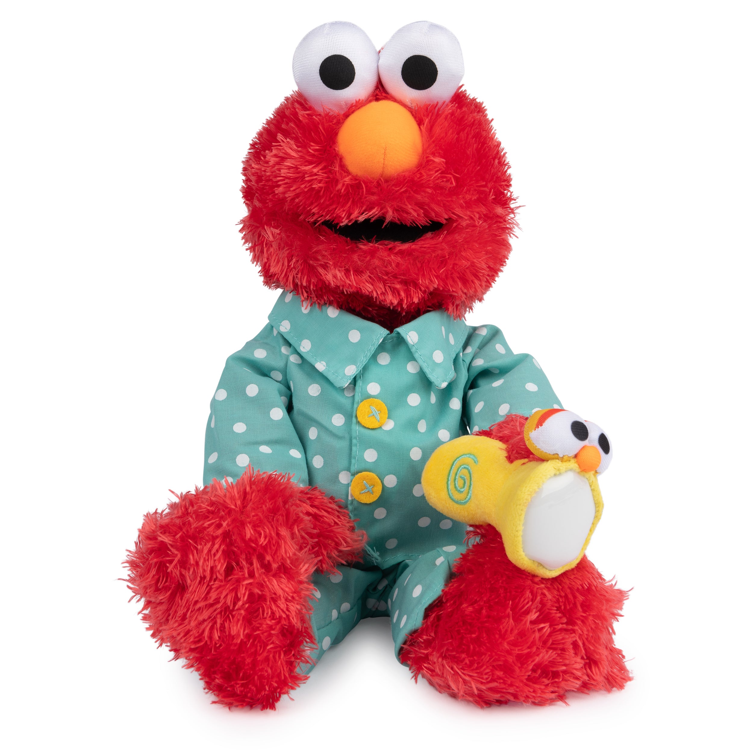 GUND Sesame Street Official Bedtime Elmo Muppet Plush, Premium Glow-in-the-Dark Plush Toy for Ages 1 & Up, Red, 12”