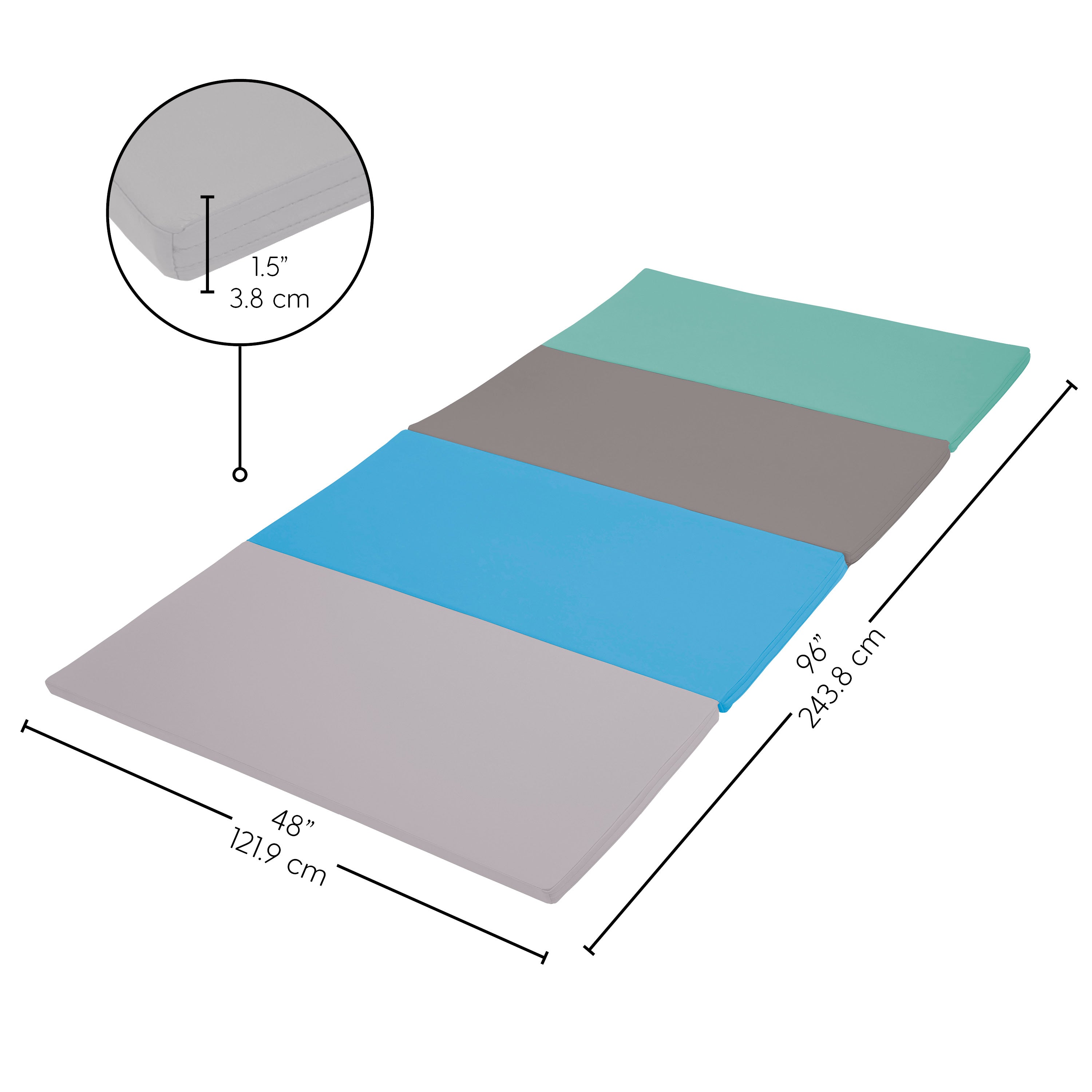SoftScape 4ft x 8ft Runway Tumbling Mat - Contemporary