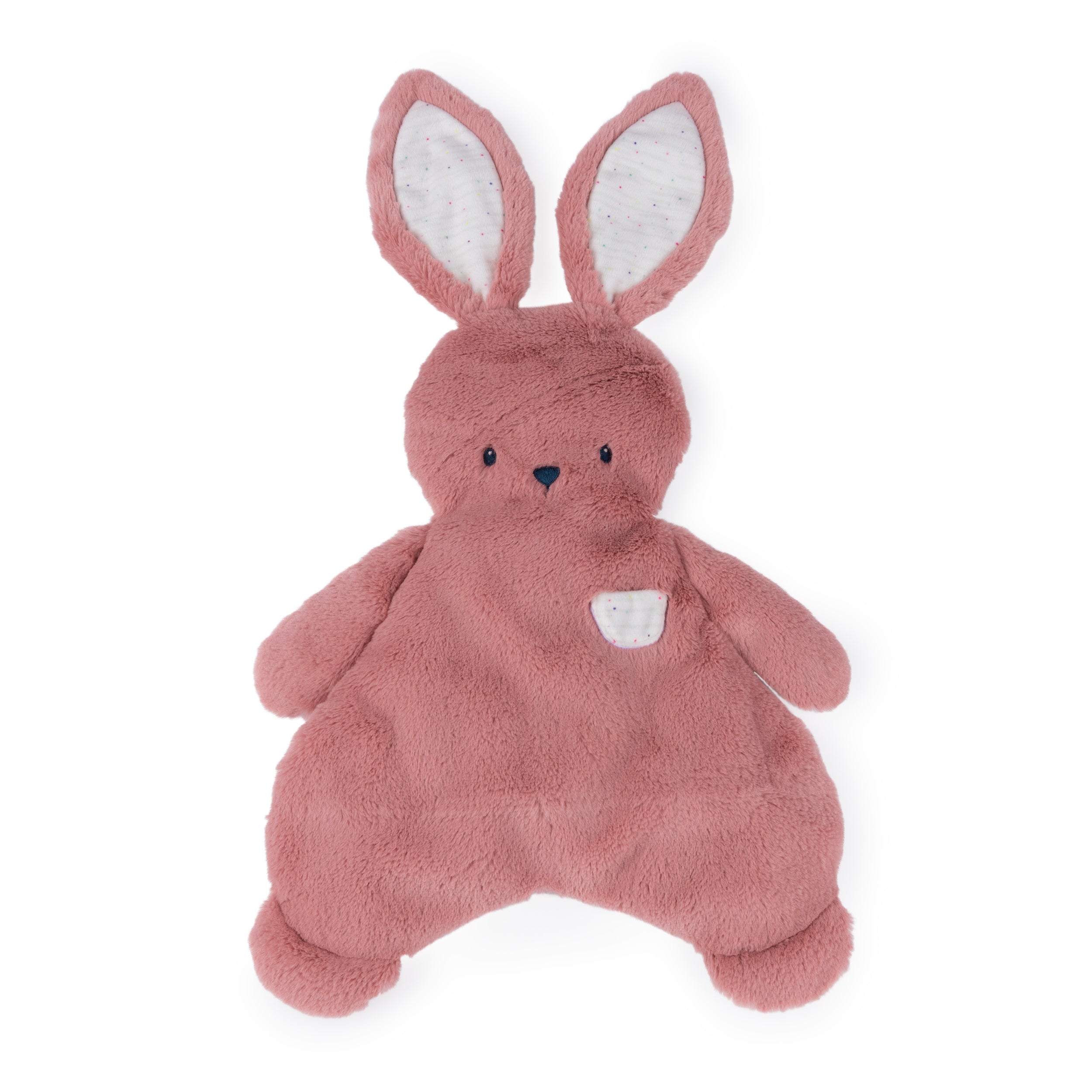 Baby GUND Oh So Snuggly Bunny Lovey, Premium Soft Plush Blanket for Babies and Newborns, Dusty Rose Pink