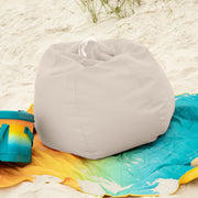 Jaxx Kiss Bean Bag Chair | Casual Poolside & Patio Seating | Sunbrella, Pearl