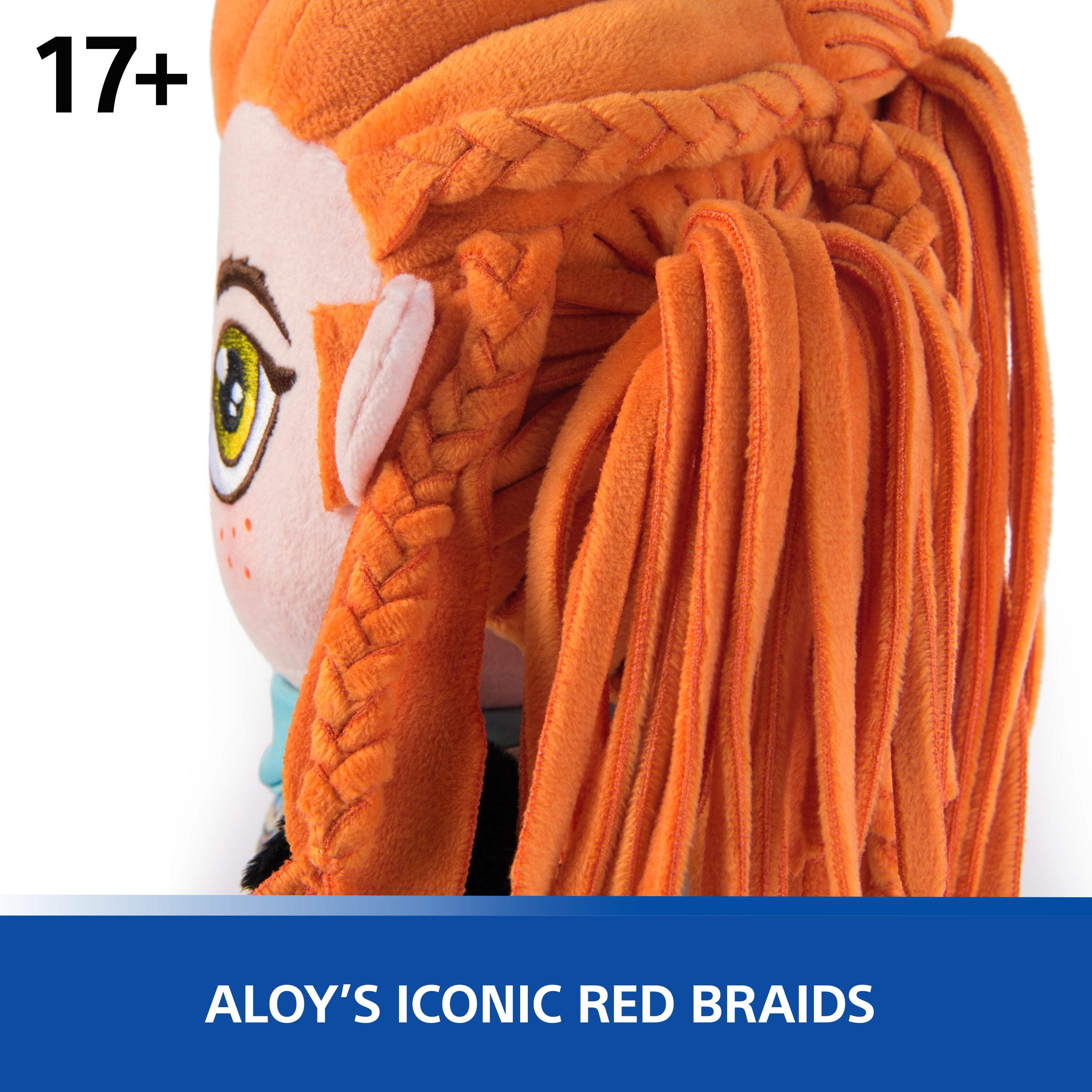 PlayStation Horizon Forbidden West, Premium 10-Inch Aloy Collector Grade Plush Toy, Cute Plushies and Kids Toys for PS5 Fans of All Ages