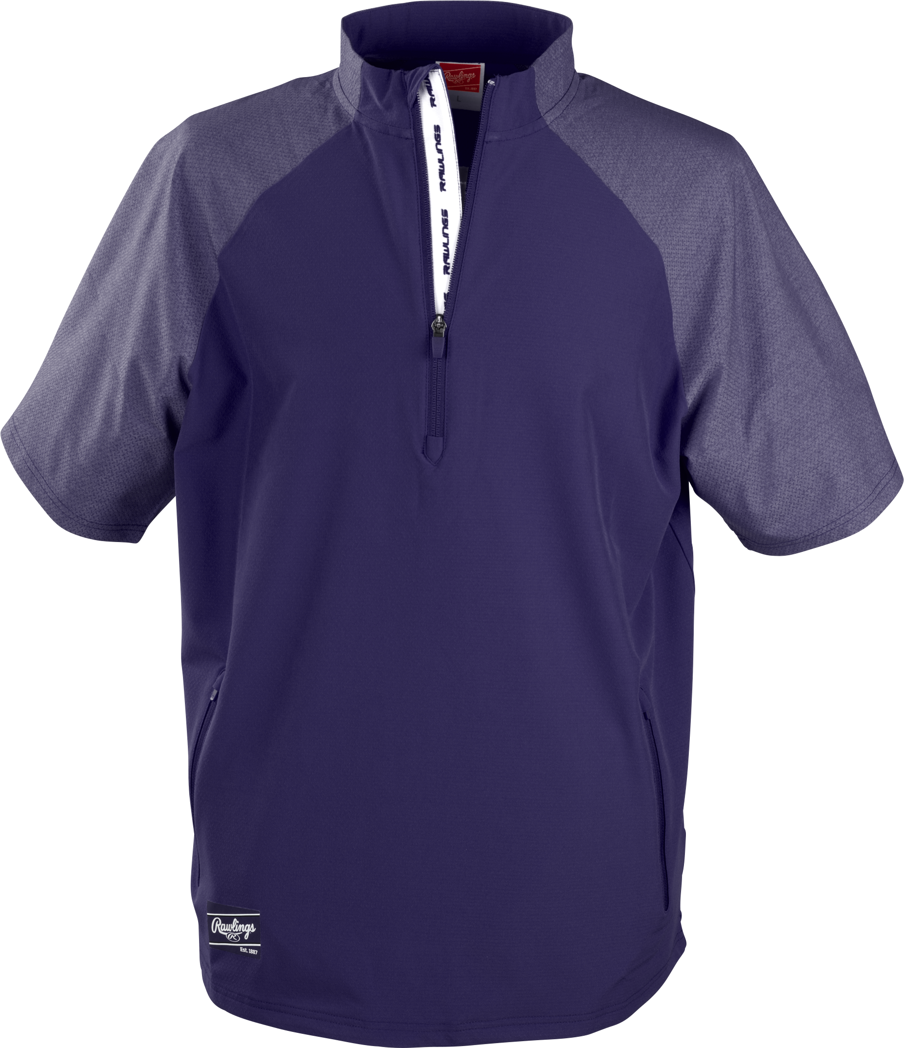 Rawlings Adult Colorsync Short Sleeve Cage Jacket - Small - Purple