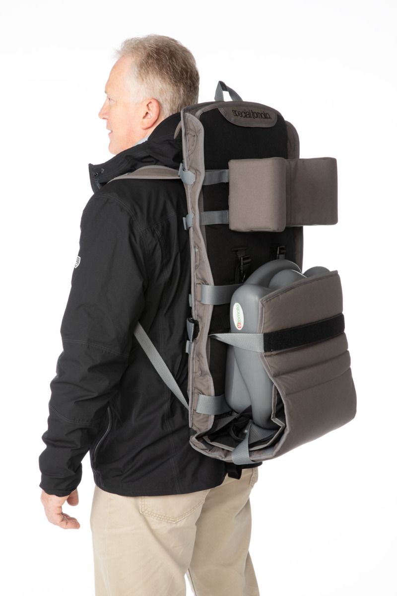 (OAS) Out and About Seat (incl: Fabric Seat,Hd Rst,pad'd fabric seat cvr, 5-point harness w/ lrg and sm chest pads