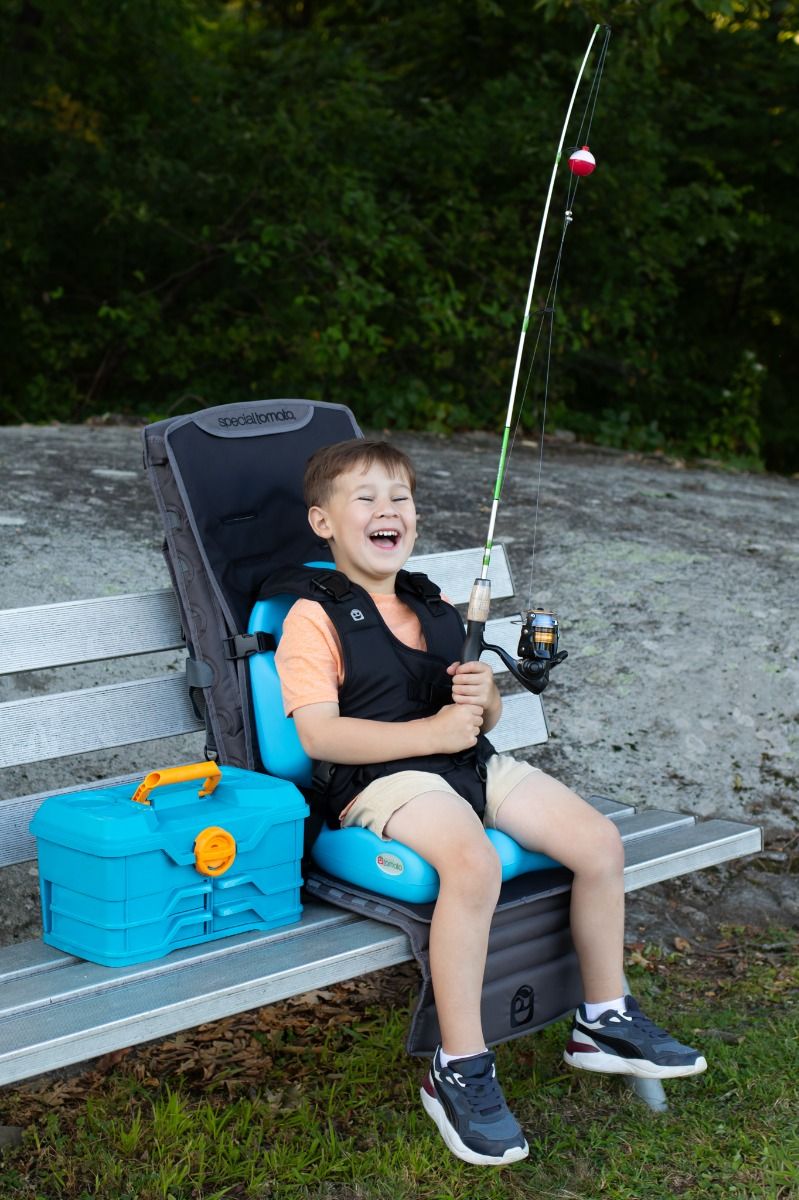 (OAS) Out and About Seat (incl: Fabric Seat,Hd Rst,pad'd fabric seat cvr, 5-point harness w/ lrg and sm chest pads