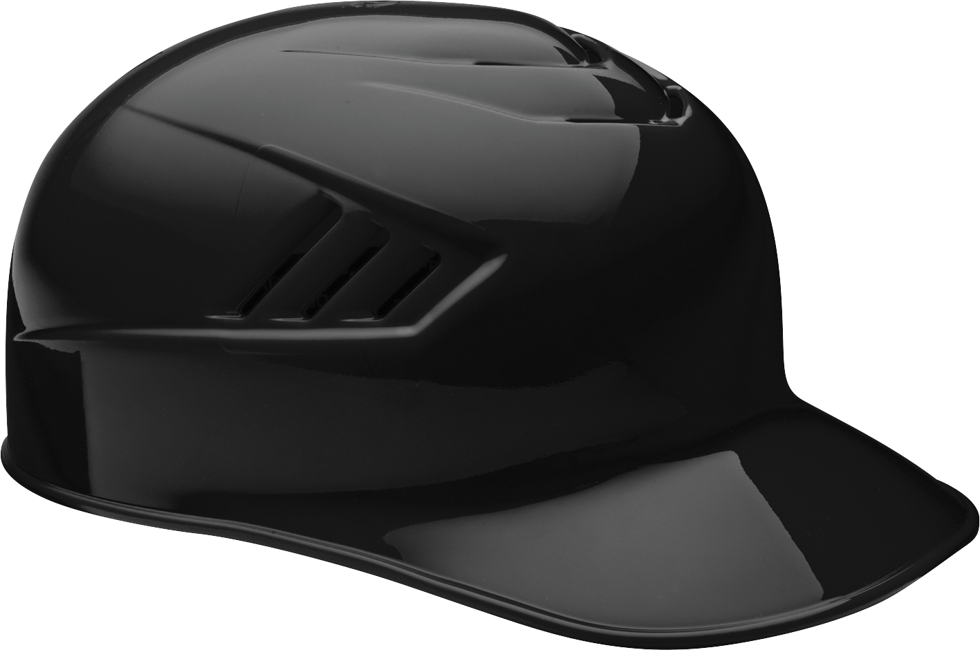 Rawlings Coolflo Gloss Base Coach Helmet - Medium - Black
