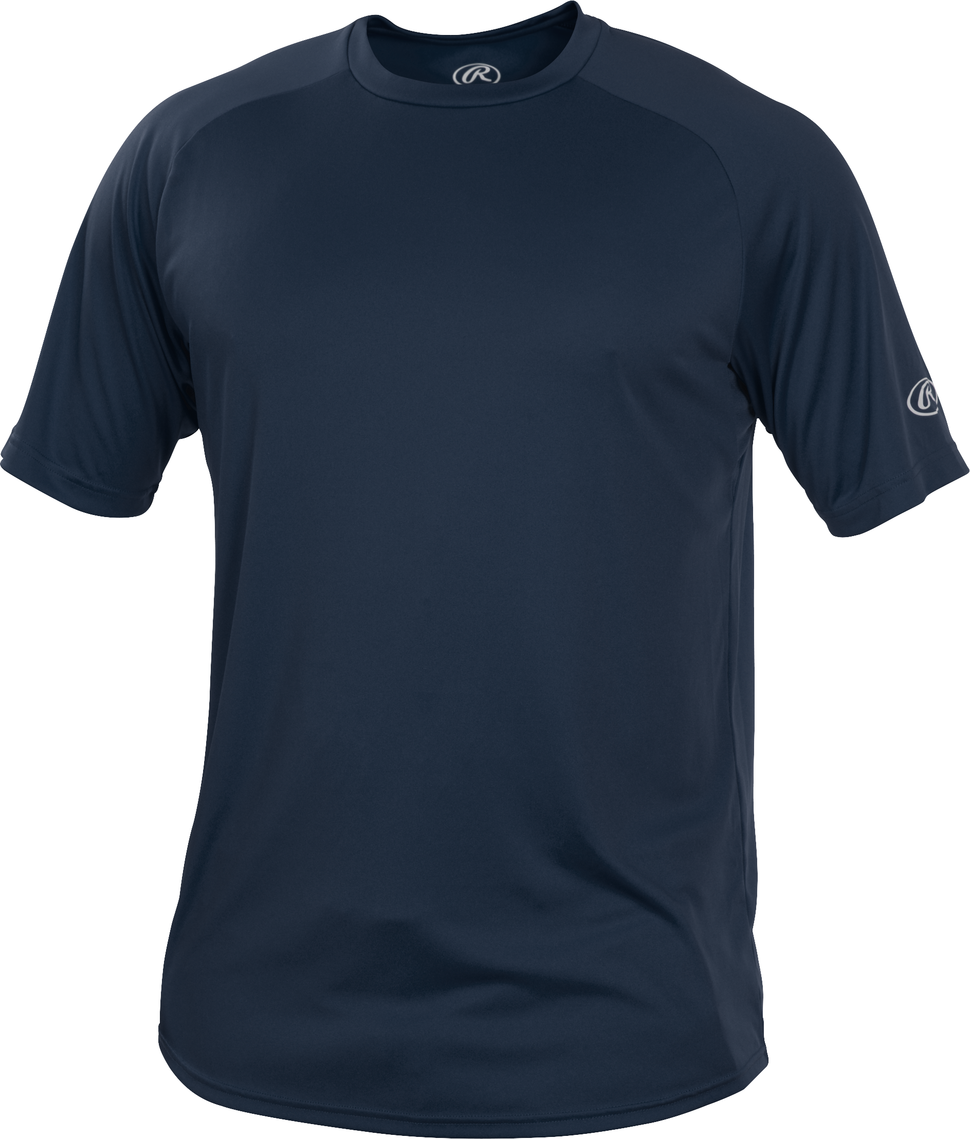 Rawlings Adult Crew Neck Short Sleeve Jersey - Small - Navy
