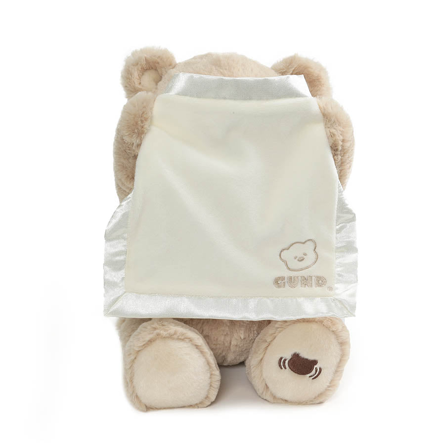 GUND Peek-A-Boo Teddy Bear Plush, Animated Stuffed Animal for Babies and Newborns, 11.5"