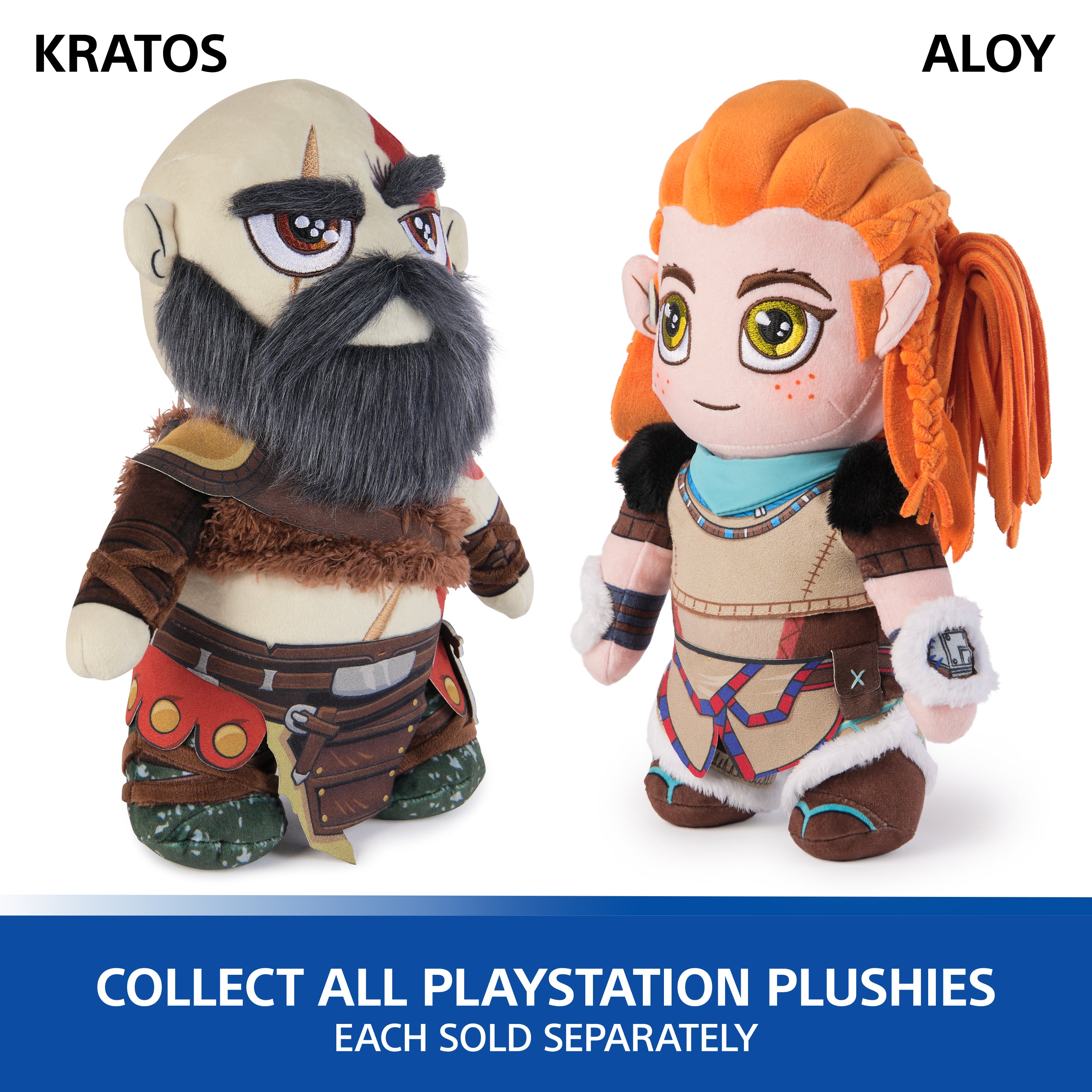 PlayStation Horizon Forbidden West, Premium 10-Inch Aloy Collector Grade Plush Toy, Cute Plushies and Kids Toys for PS5 Fans of All Ages