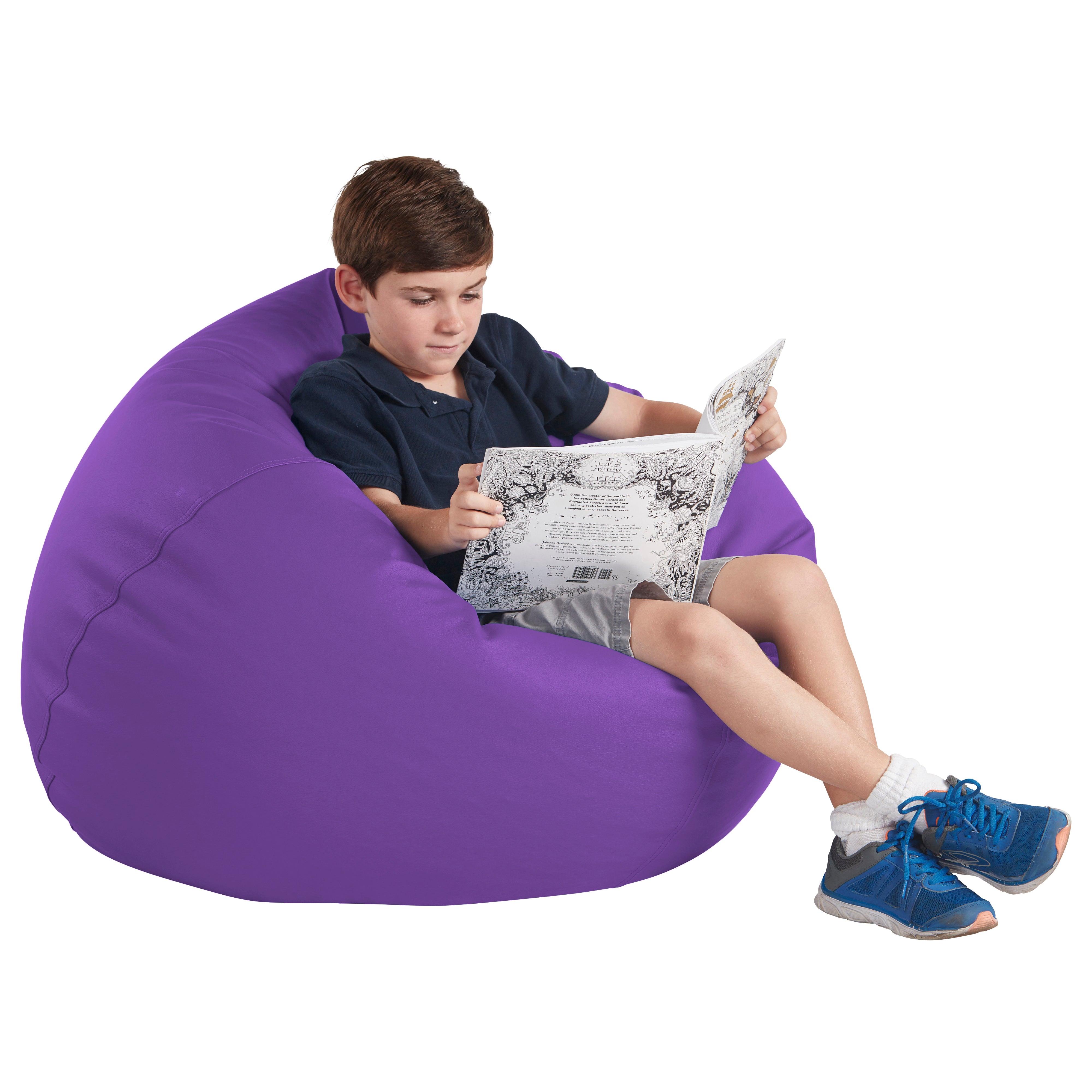 SoftScape Classic 35" Standard Bean Bag - Purple
